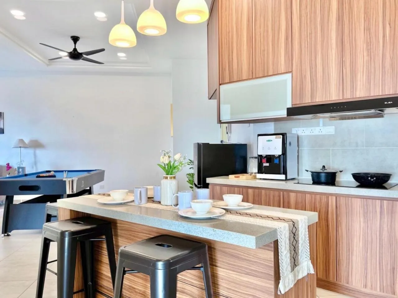 Dining area in Atlantis Residences Melaka