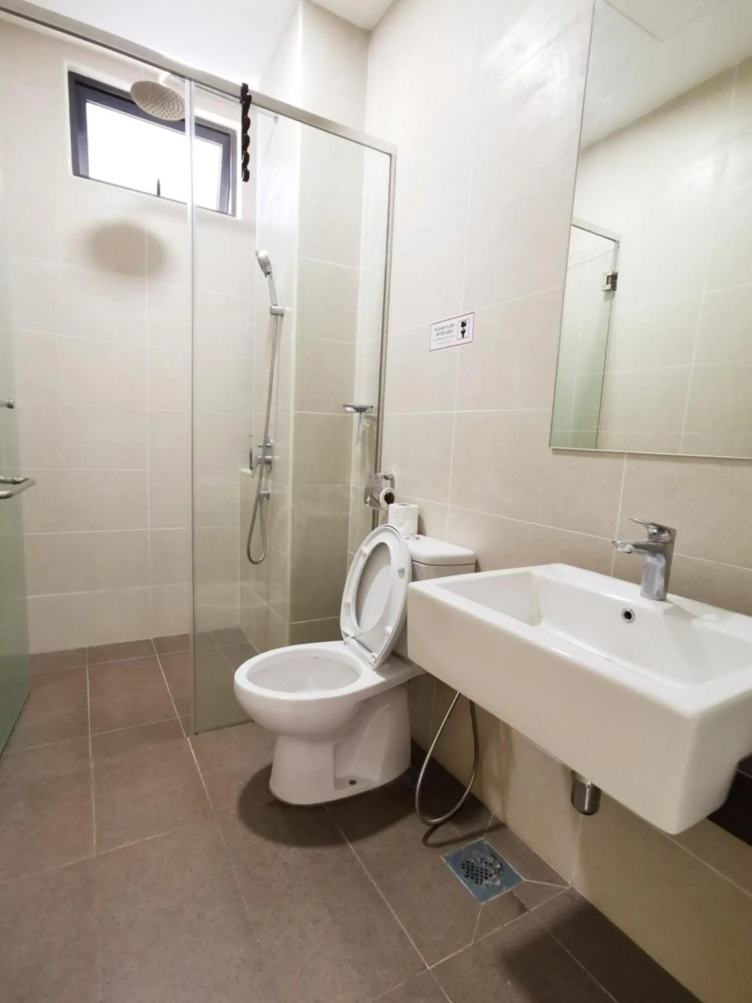 Shower in Atlantis Residences Melaka