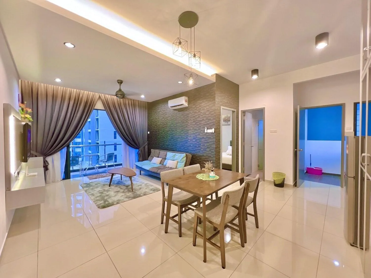 Dining area in Atlantis Residences Melaka