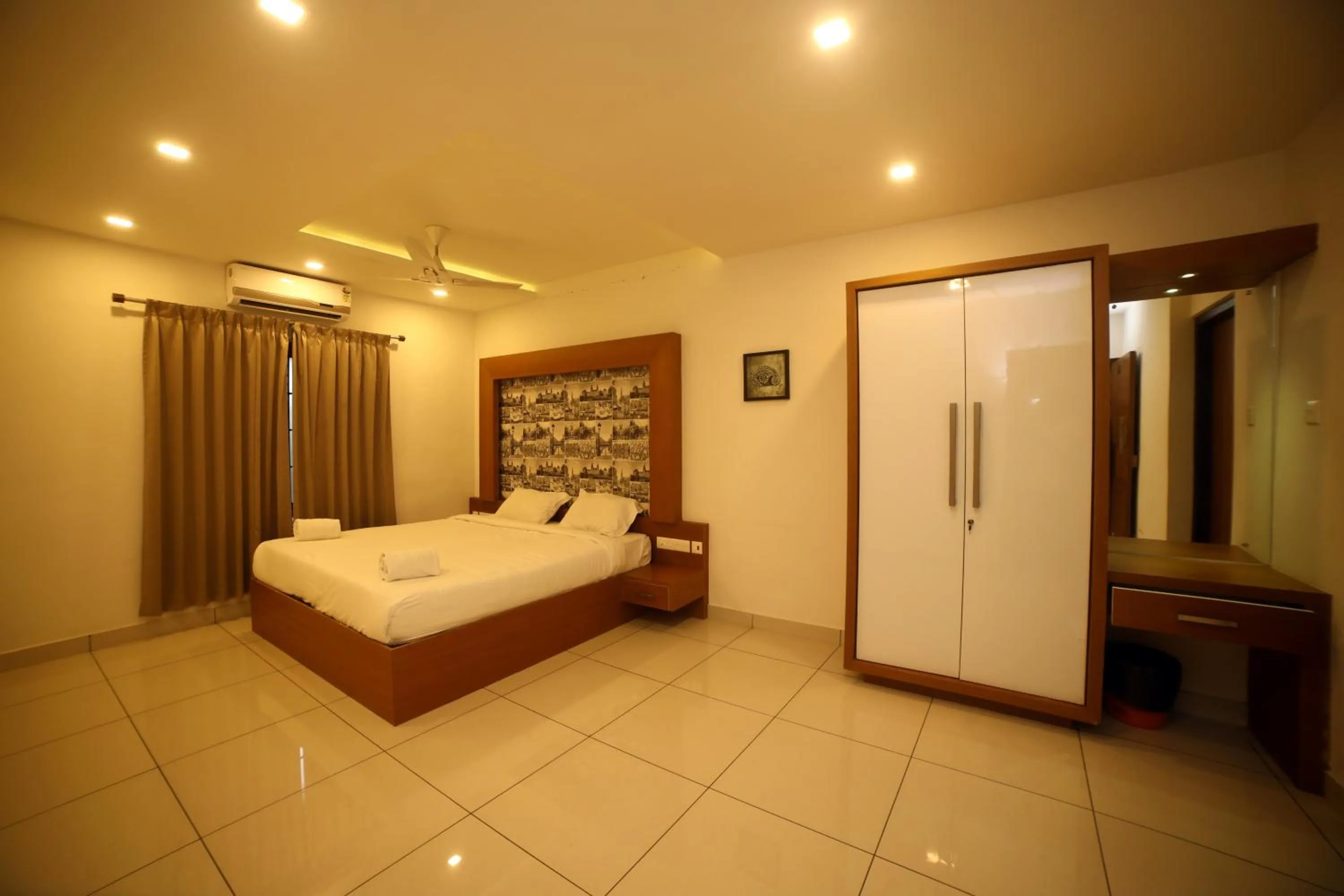 Bed in AURA RESIDENCY