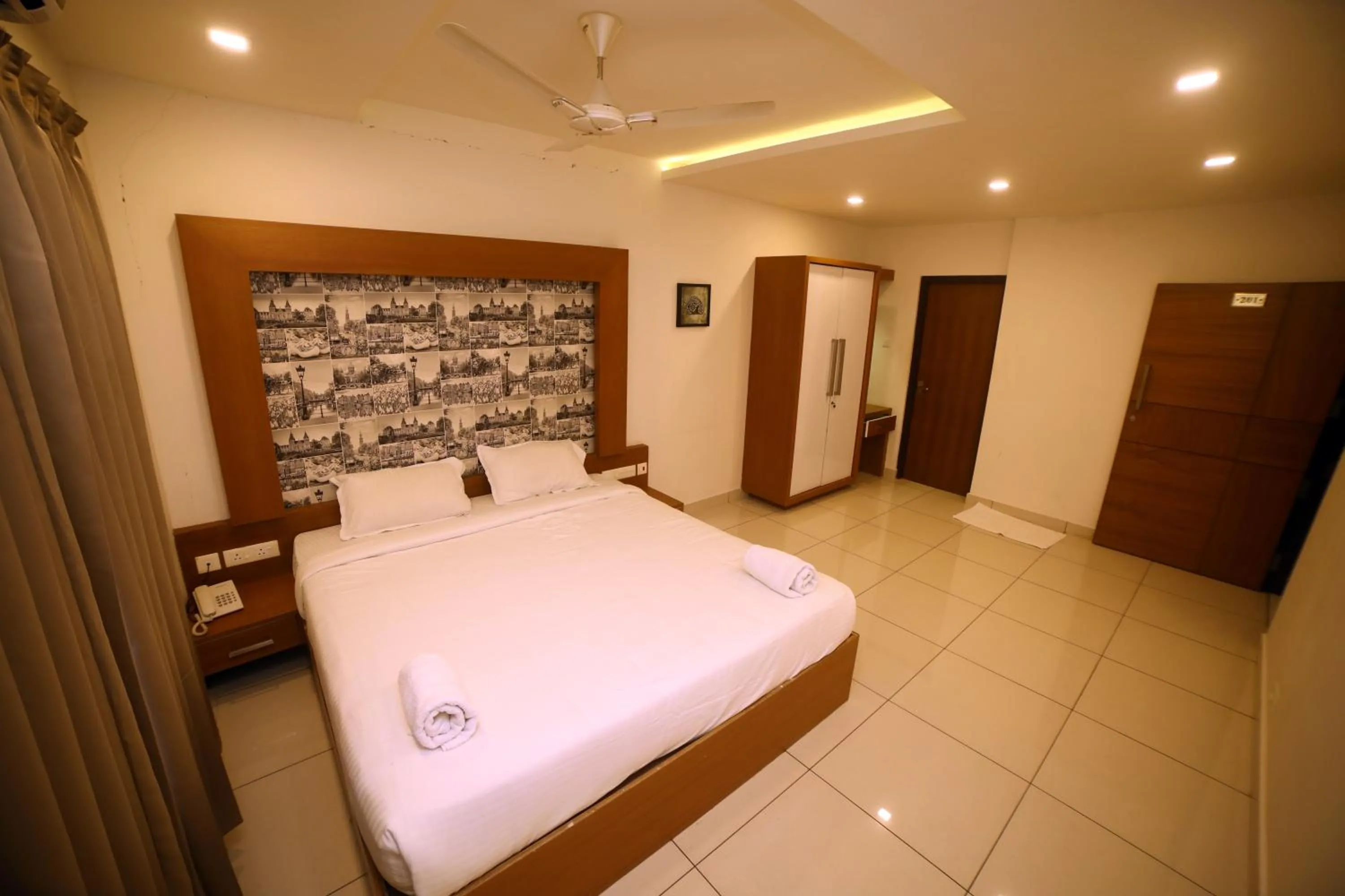 Bed in AURA RESIDENCY