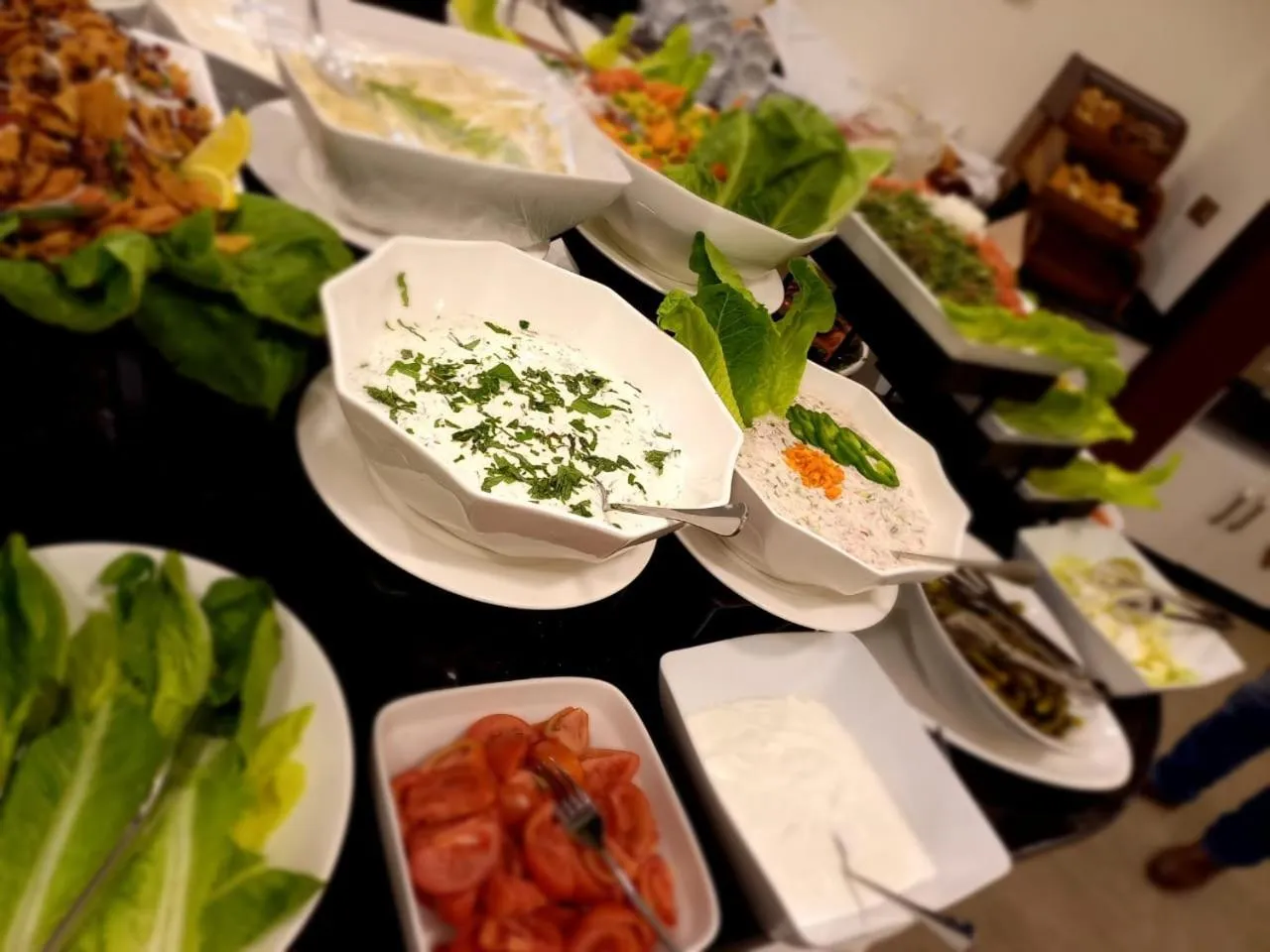 Food in Petra Canyon Hotel