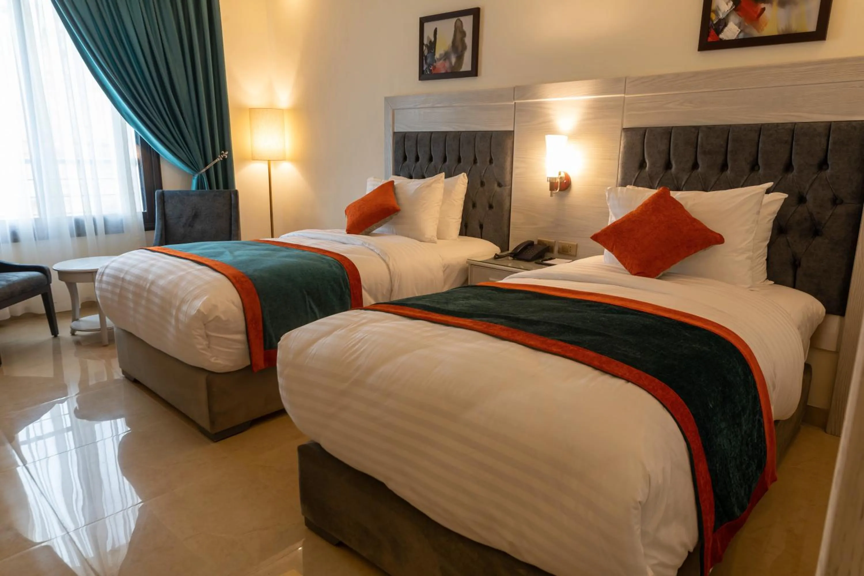 Bedroom, Bed in Petra Canyon Hotel