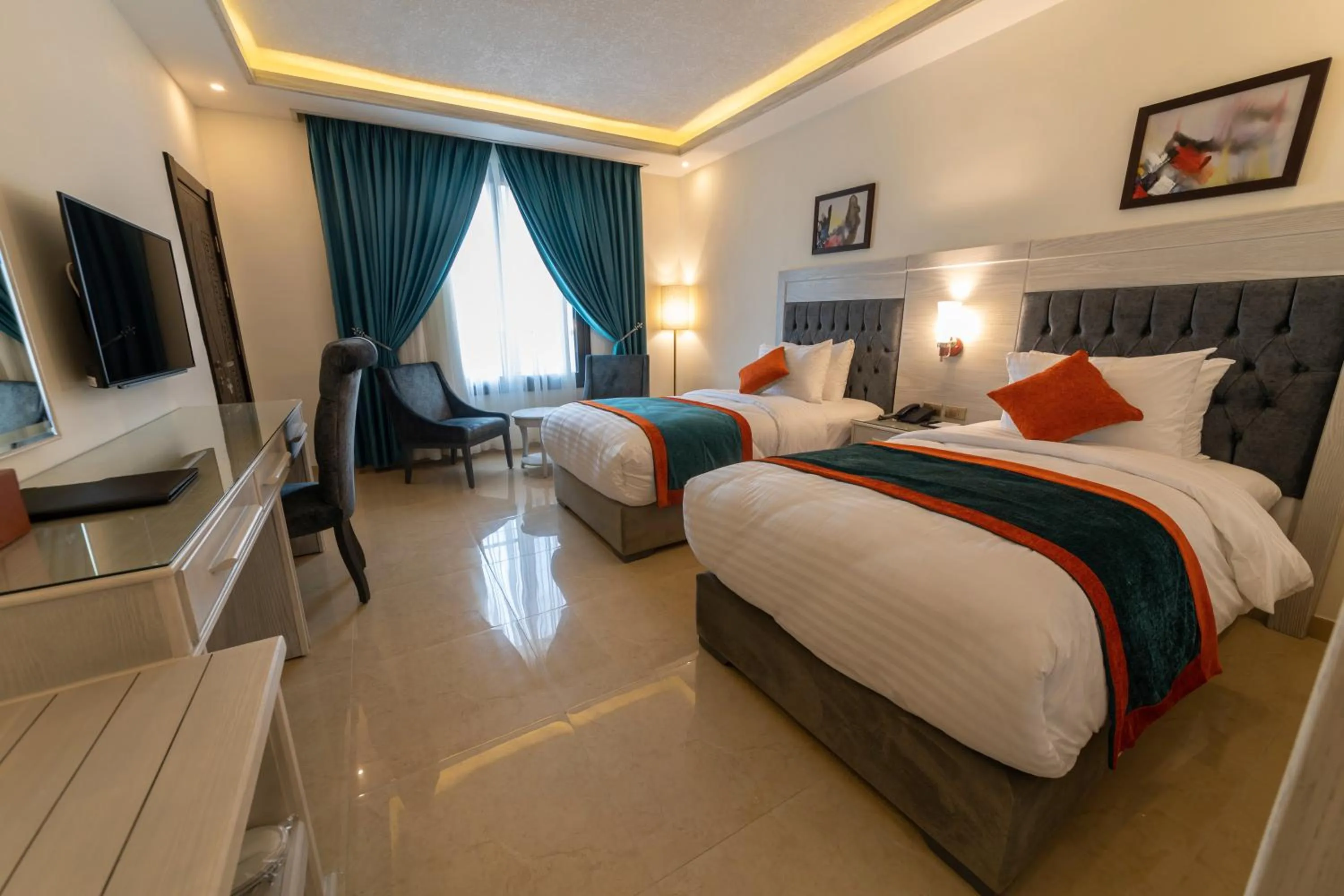 Bedroom, Bed in Petra Canyon Hotel