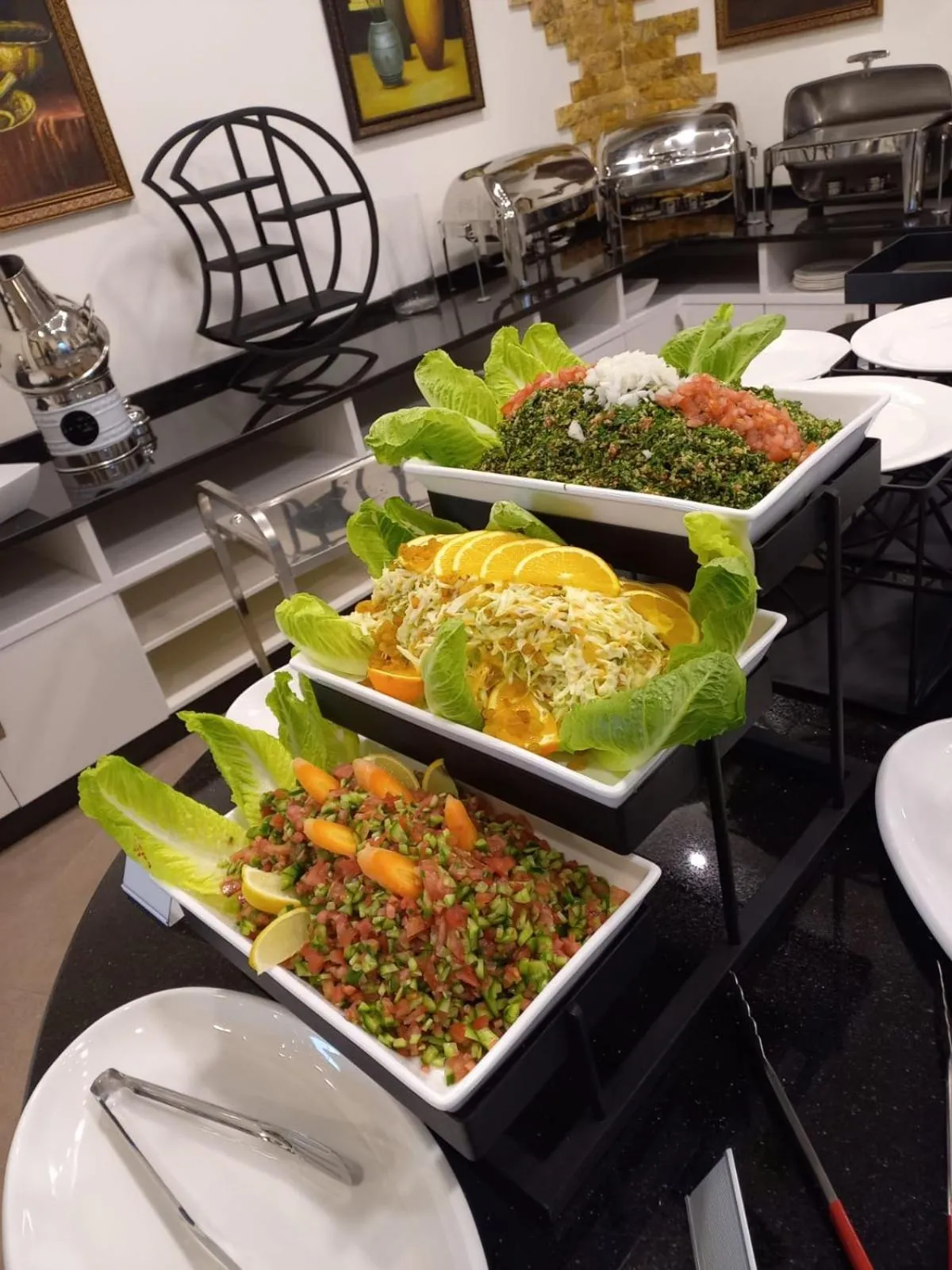 Buffet breakfast in Petra Canyon Hotel