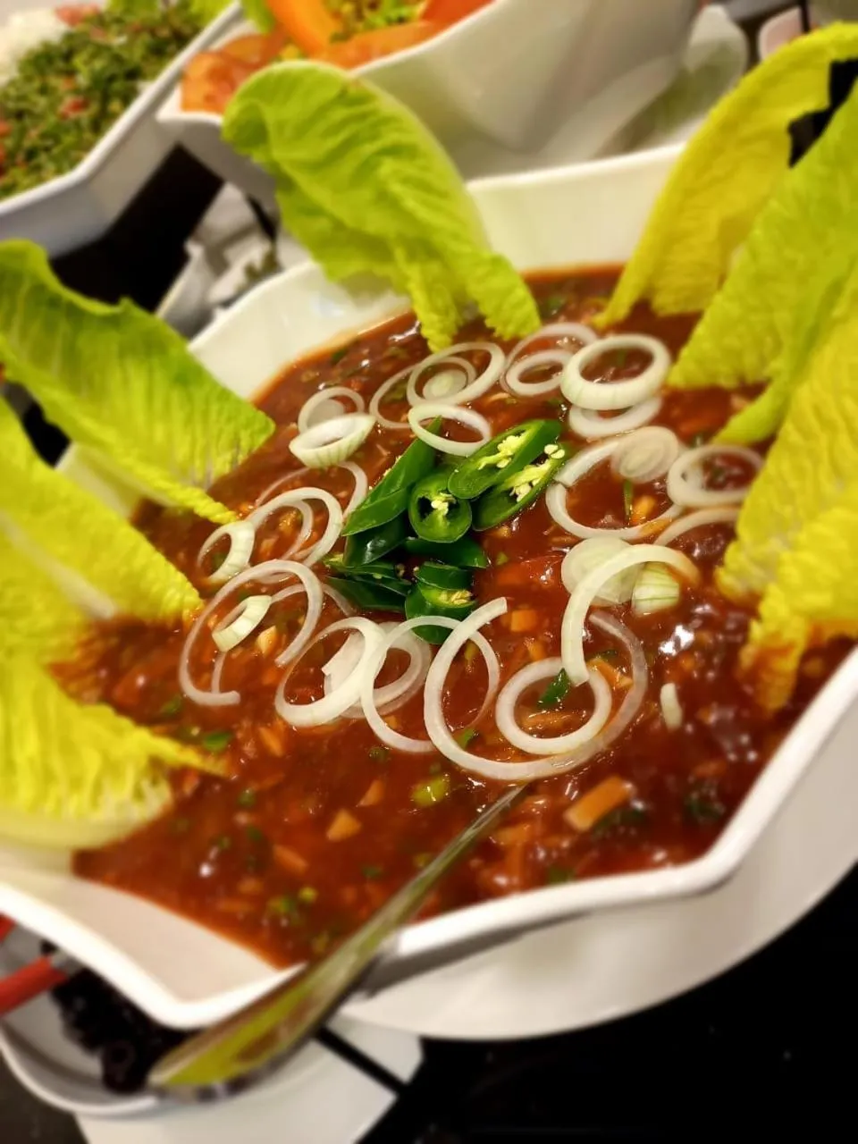 Food in Petra Canyon Hotel