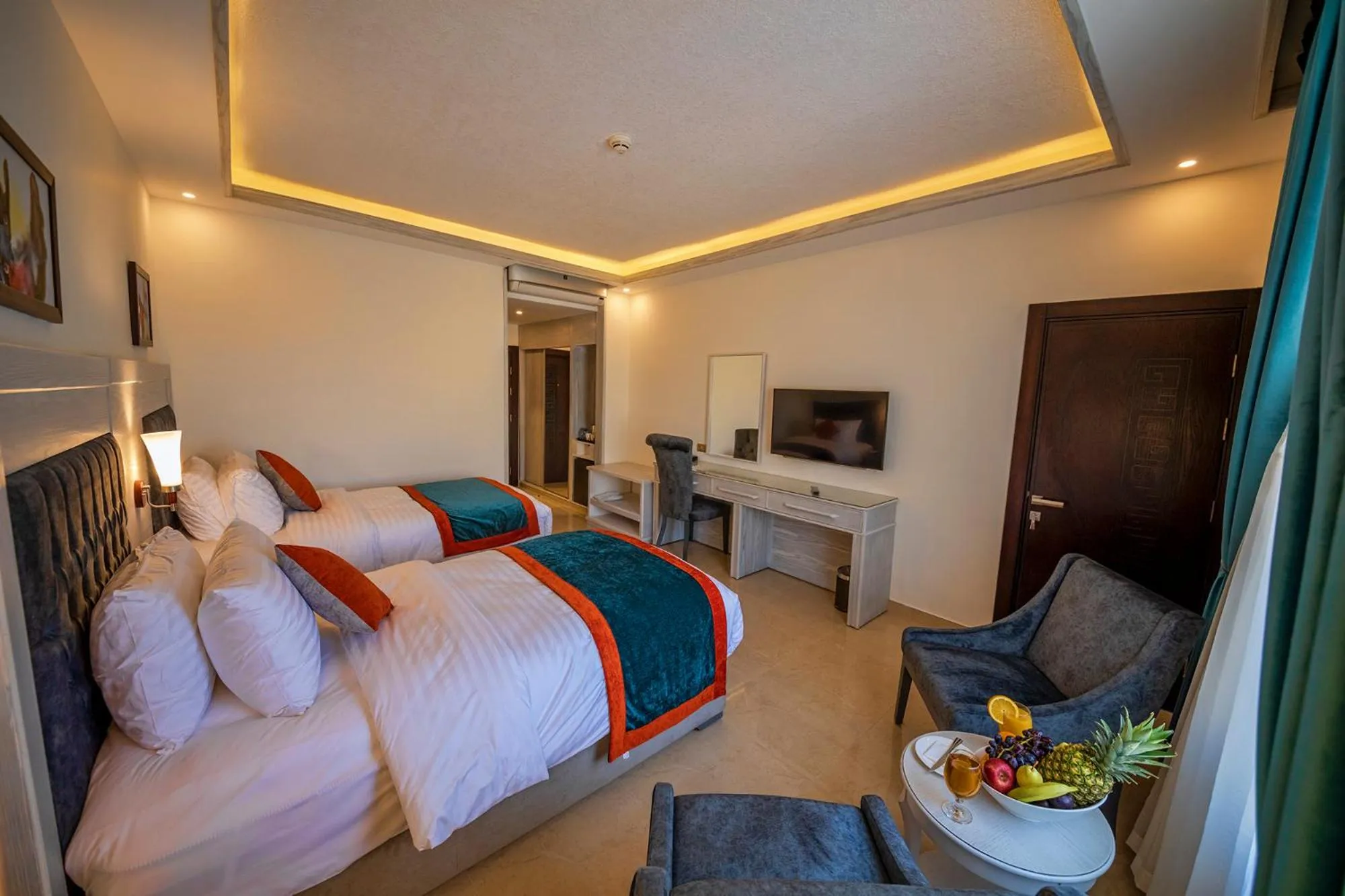 Bedroom, Bed in Petra Canyon Hotel