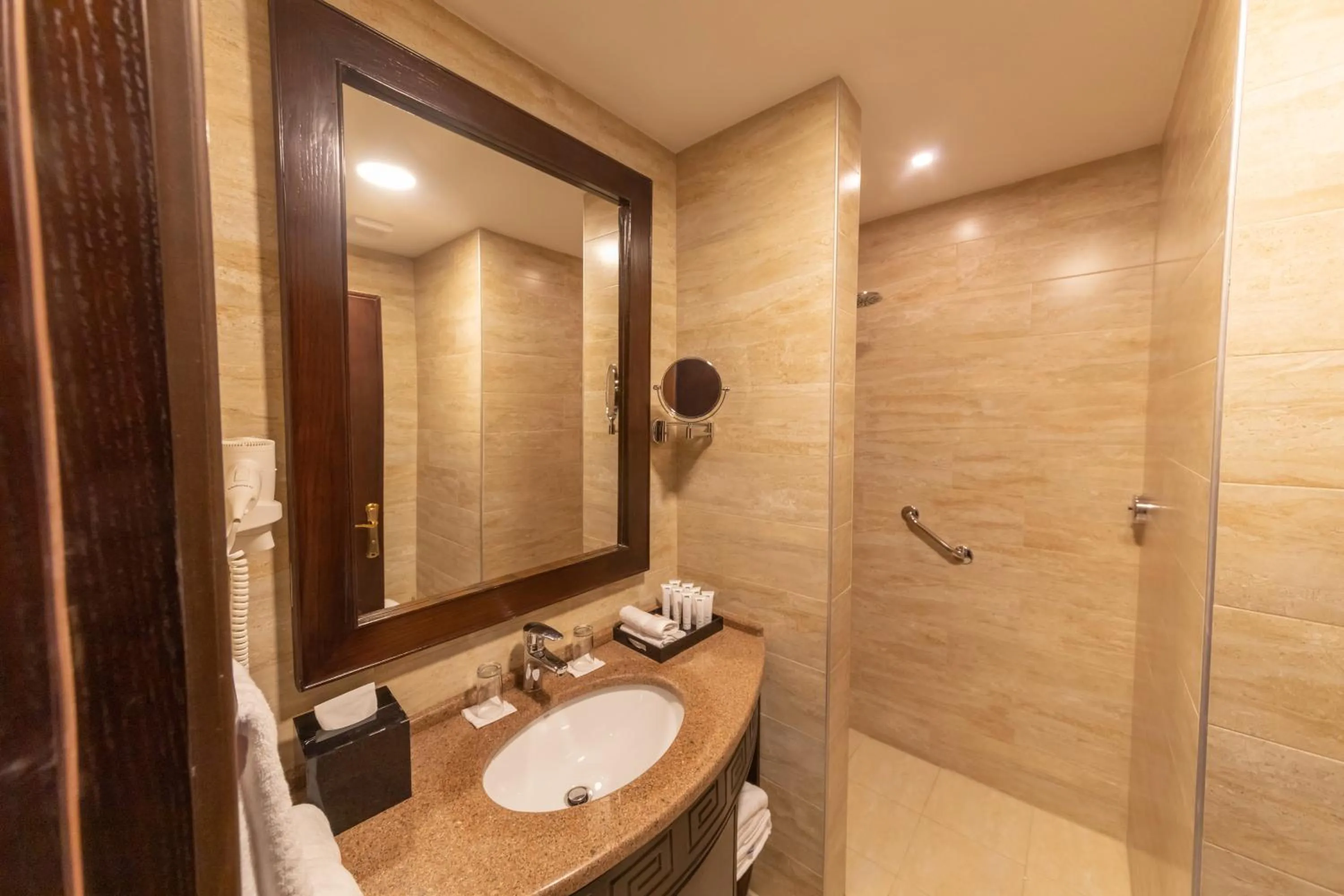 Bathroom in Petra Canyon Hotel