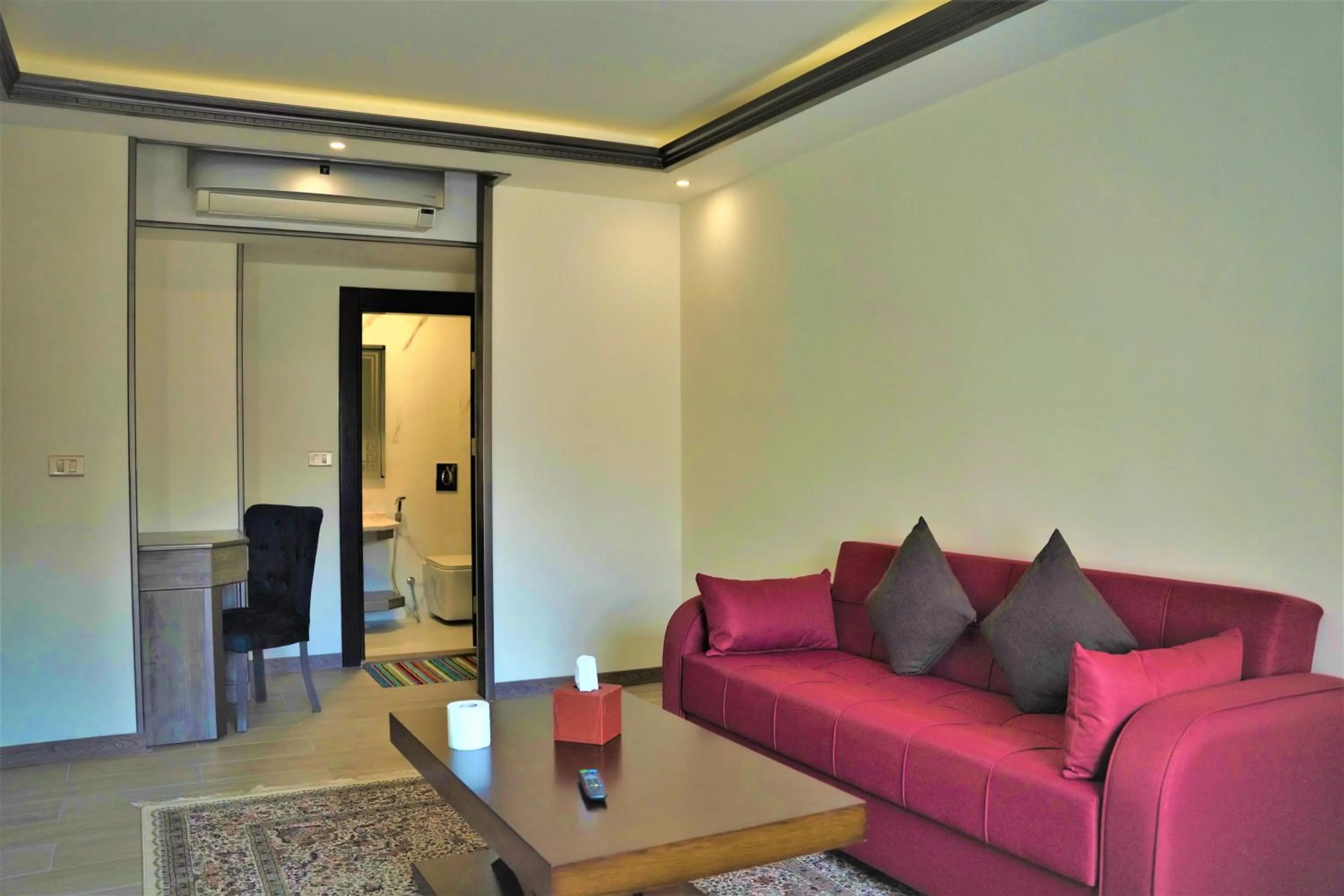 Living room in Petra Canyon Hotel