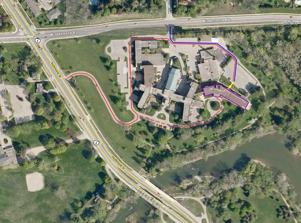 Bird's eye view in Guest House on the Mount