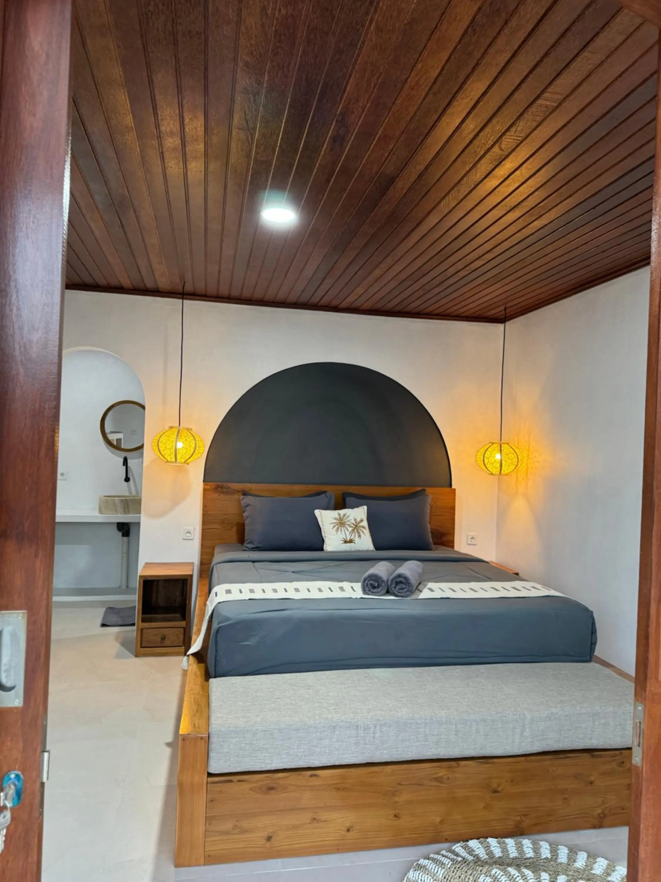 Bed in Bali Astetic Villa and Hot Spring