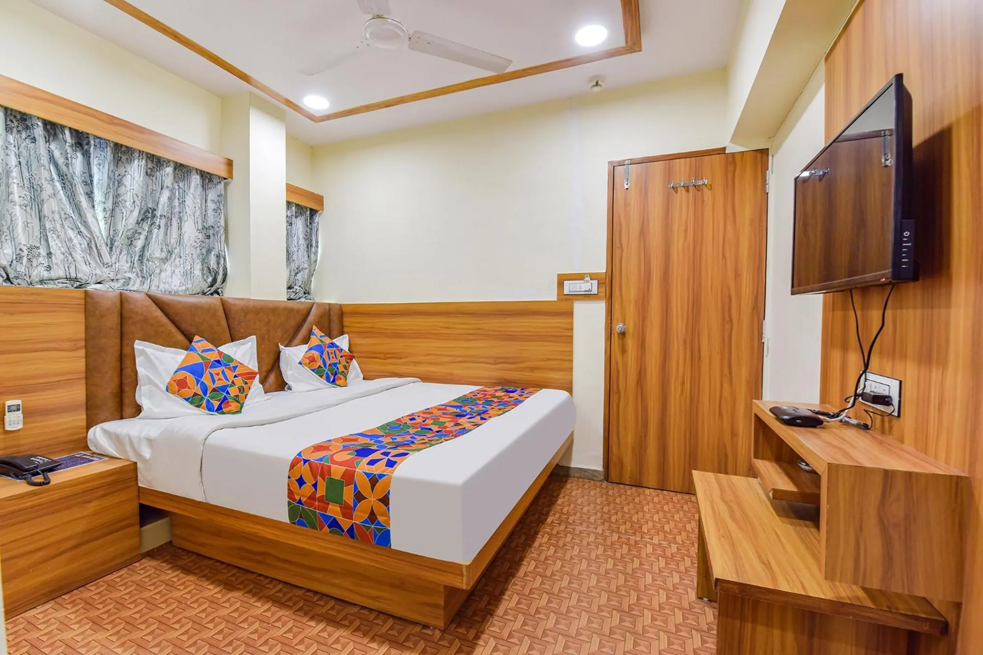 Bed in FabHotel Silver Inn - CG road