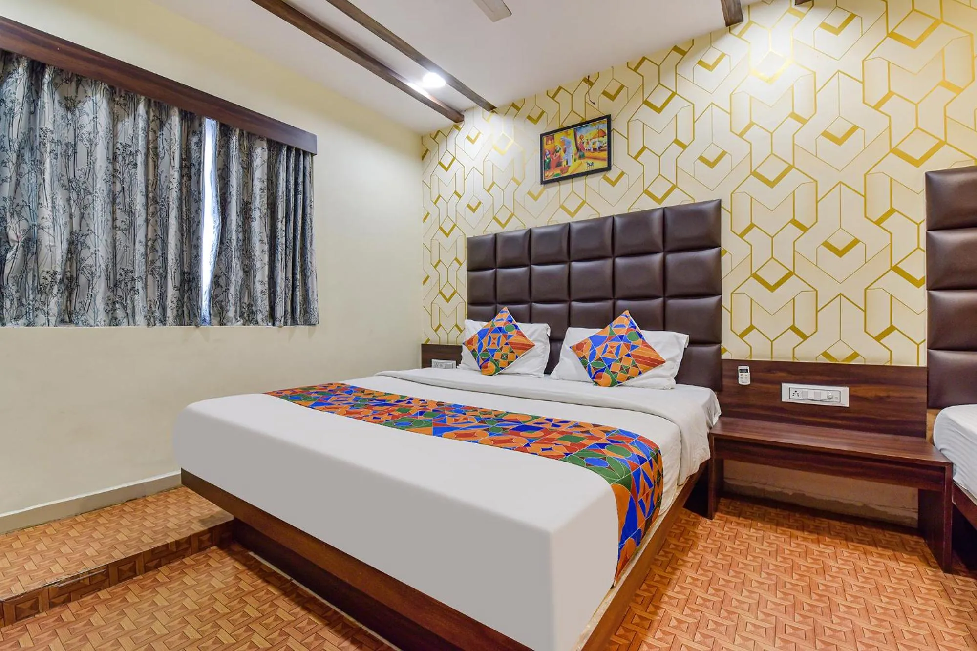 Bed in FabHotel Silver Inn - CG road