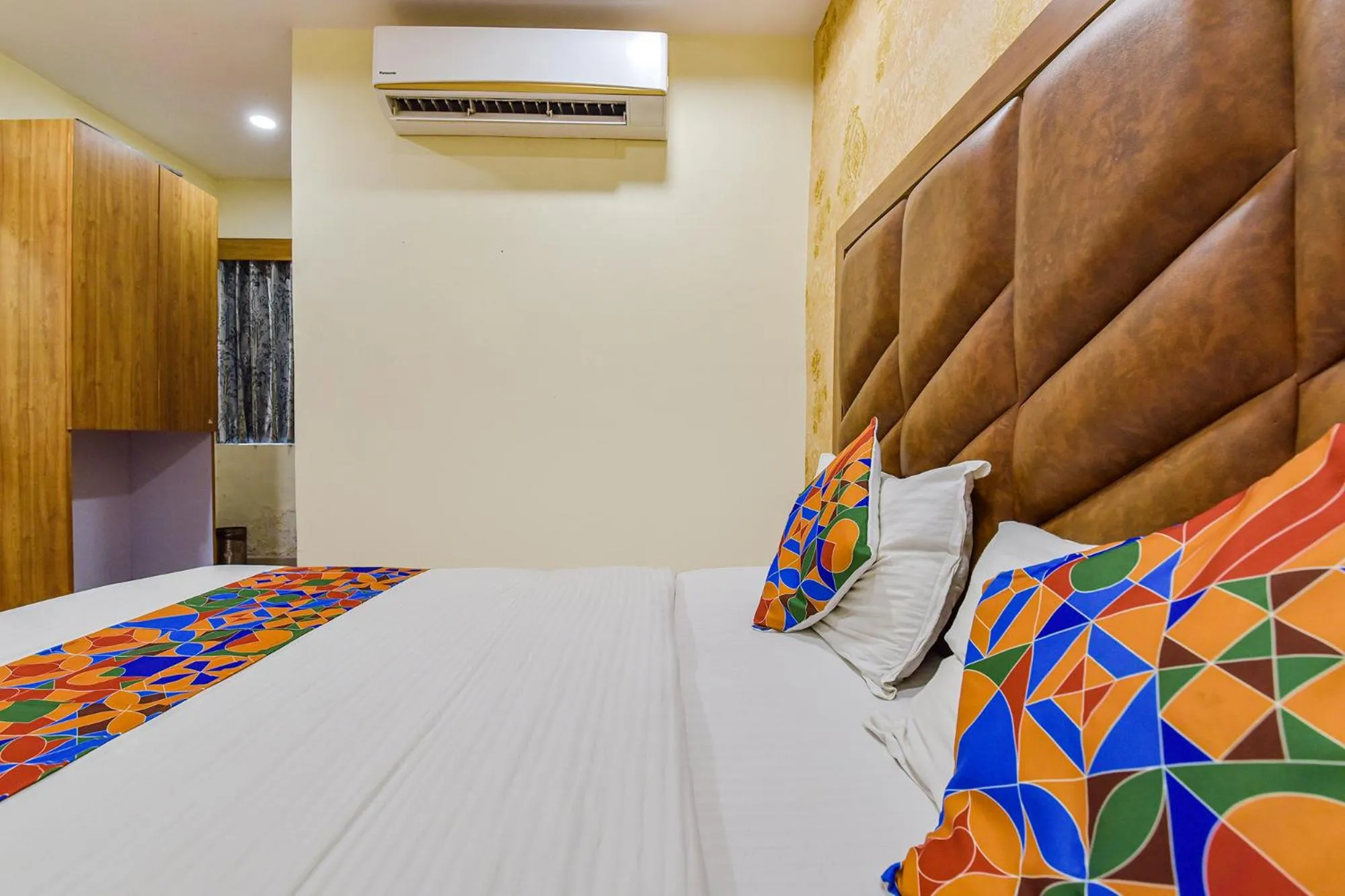 Bed in FabHotel Silver Inn - CG road