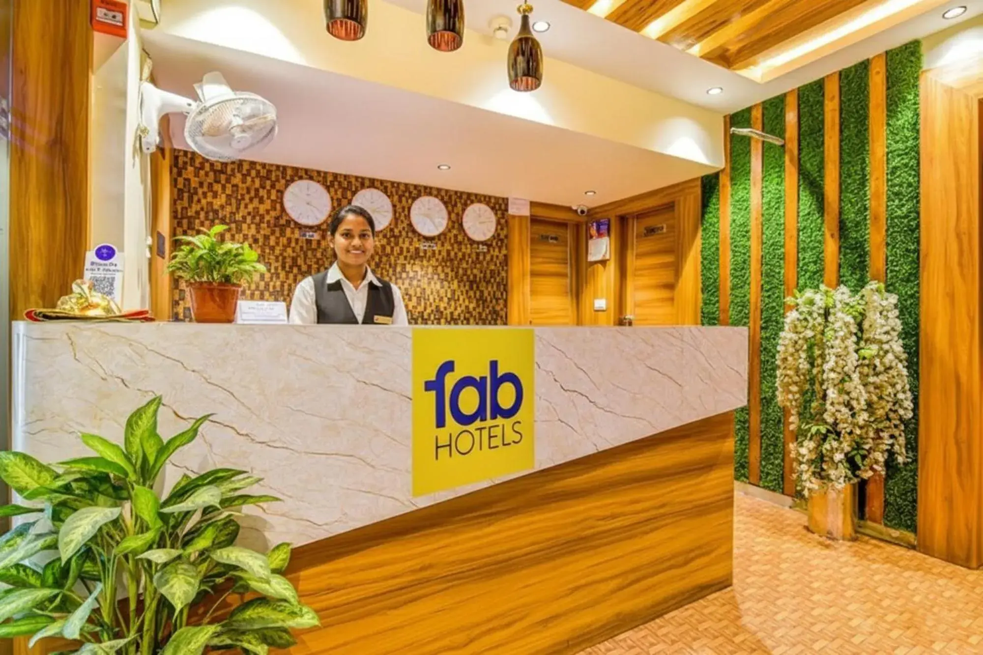 Lobby or reception in FabHotel Silver Inn Lobby or reception in FabHotel Silver Inn