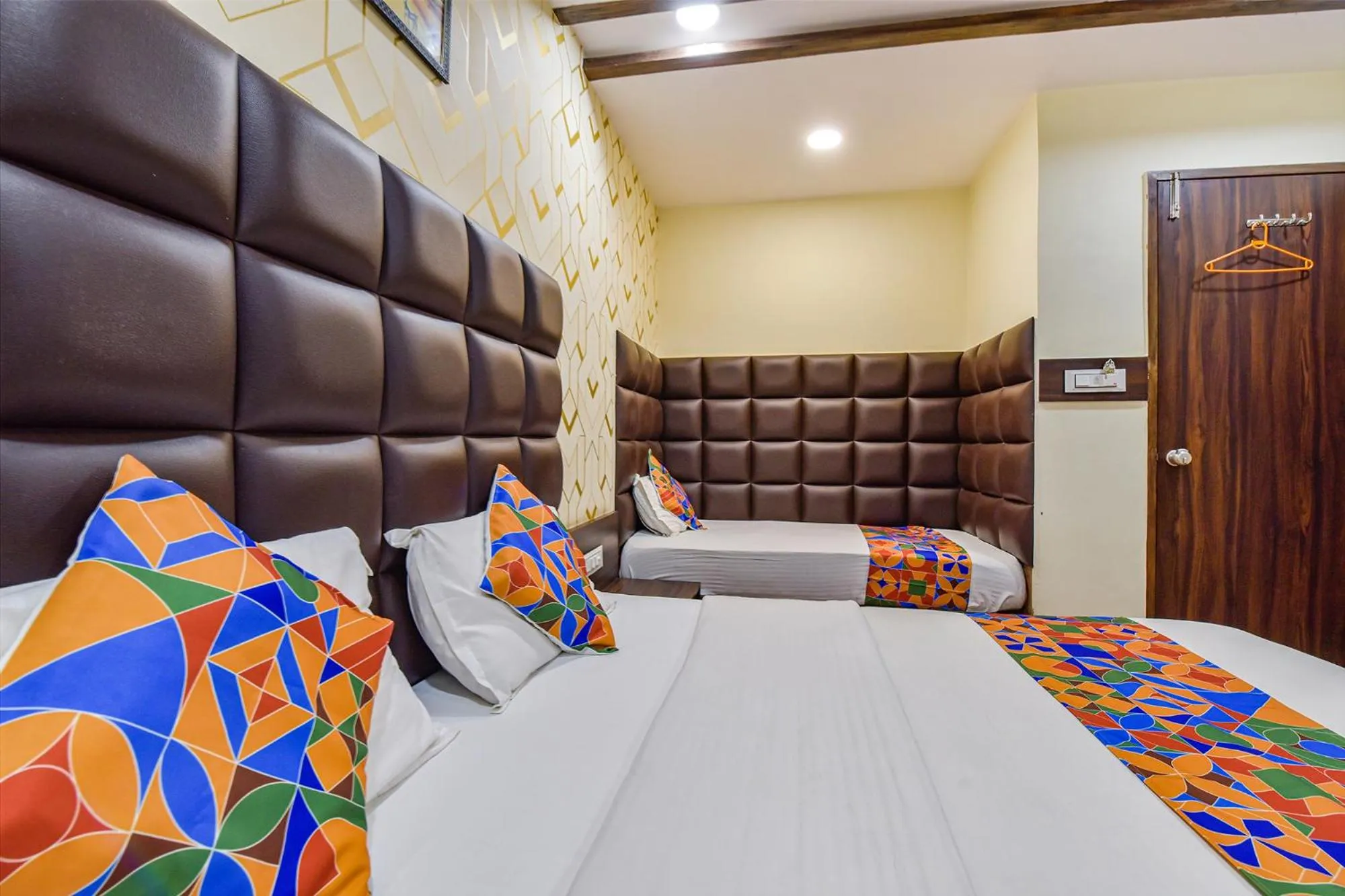 Bed in FabHotel Silver Inn - CG road