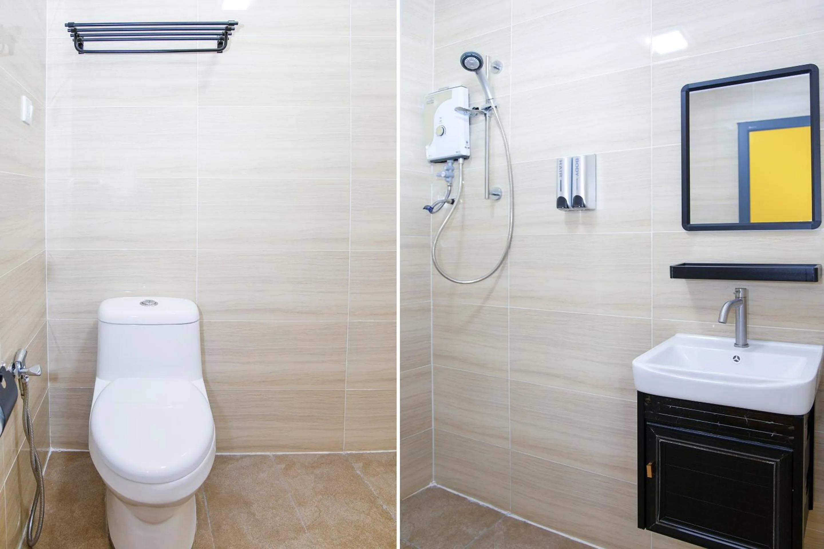 Bathroom in Capital O 90406 Mirani Hotel