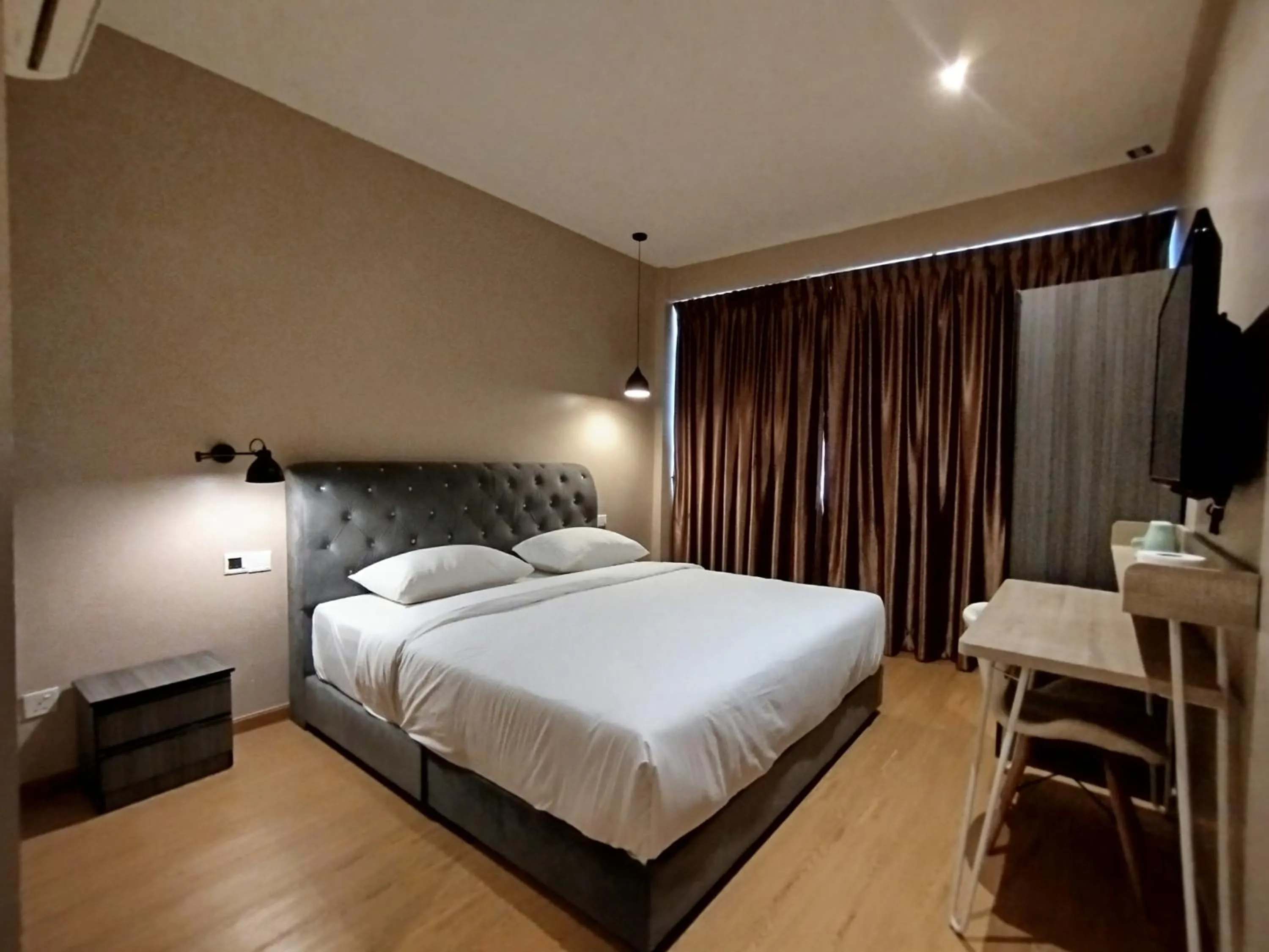 Bed in Mirani Hotel Ampang near Melawati Mall