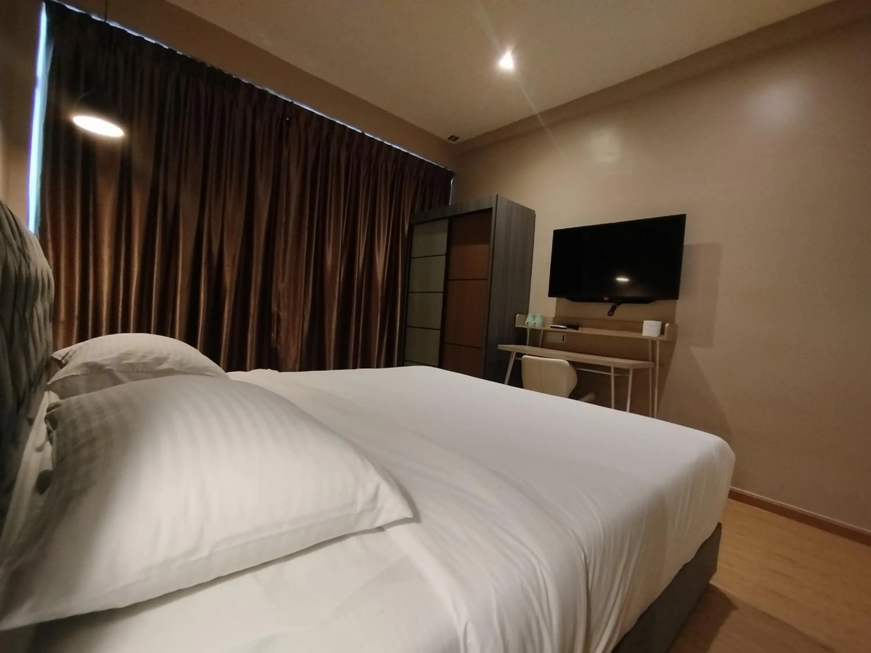 Bed in Mirani Hotel Ampang near Melawati Mall