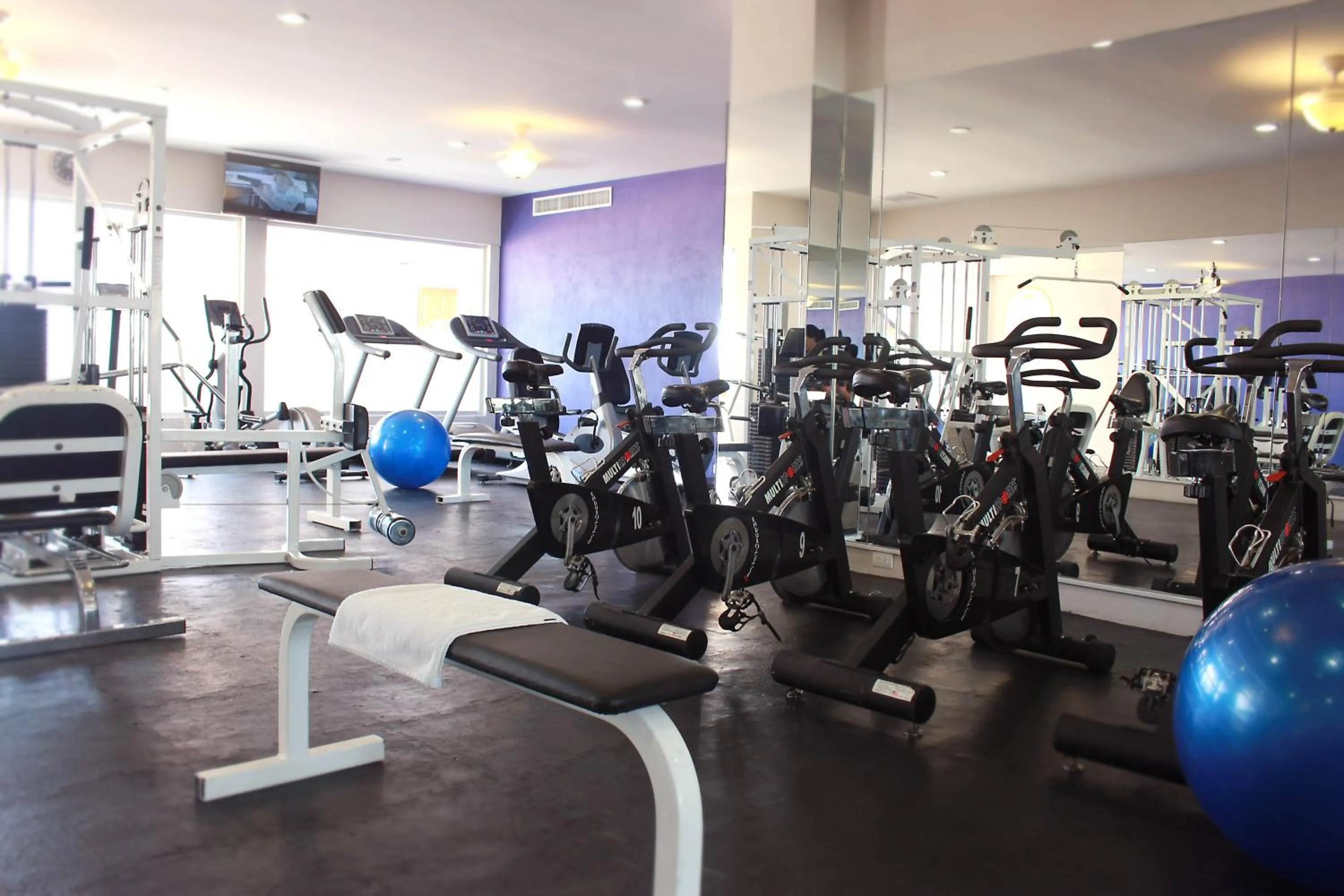 Fitness centre/facilities in Crown Paradise Golden All Inclusive Resort - Adults Only