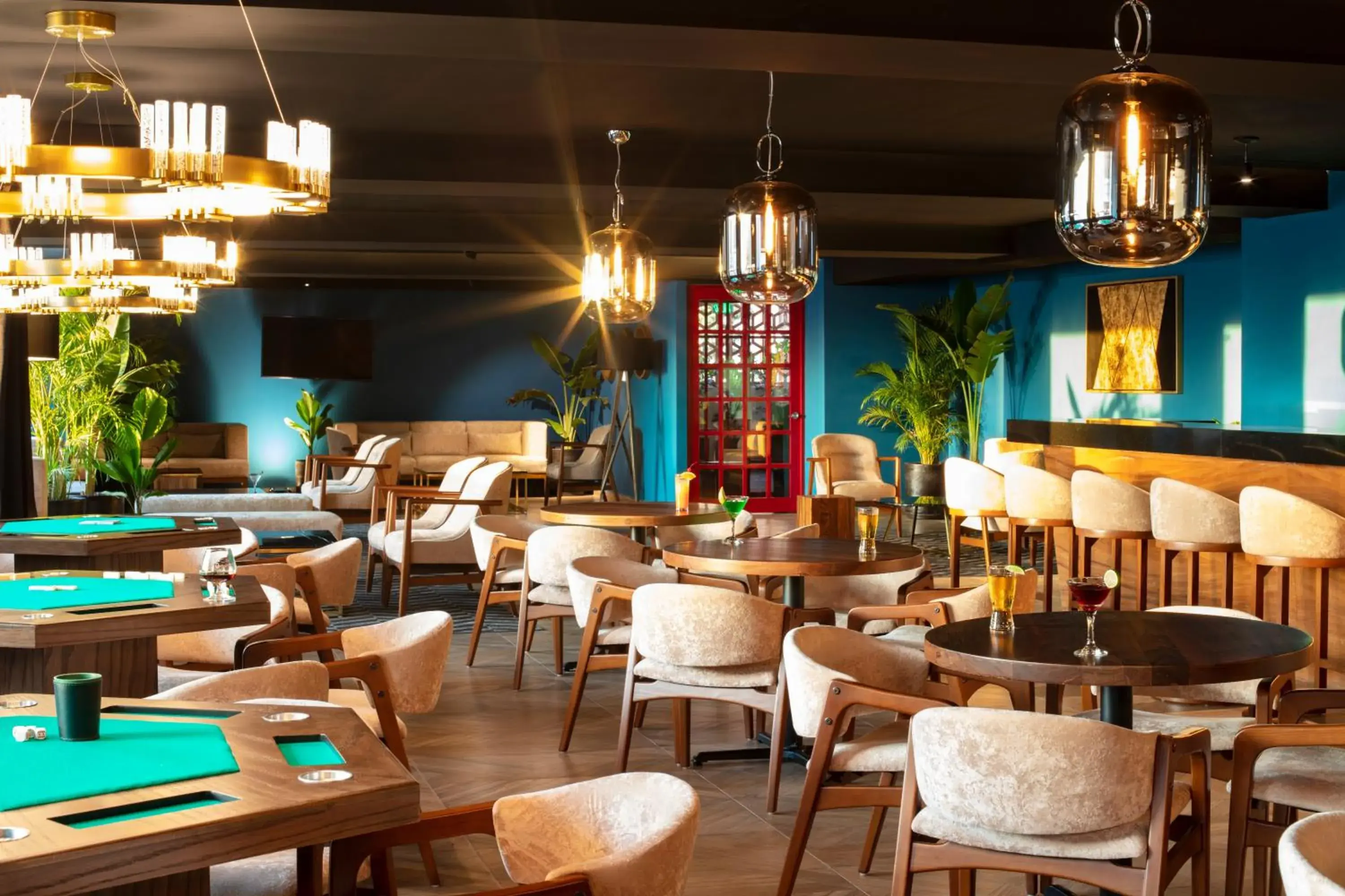 Lounge or bar in Crown Paradise Golden All Inclusive Resort - Adults Only Lounge or bar in Crown Paradise Golden All Inclusive Resort - Adults Only