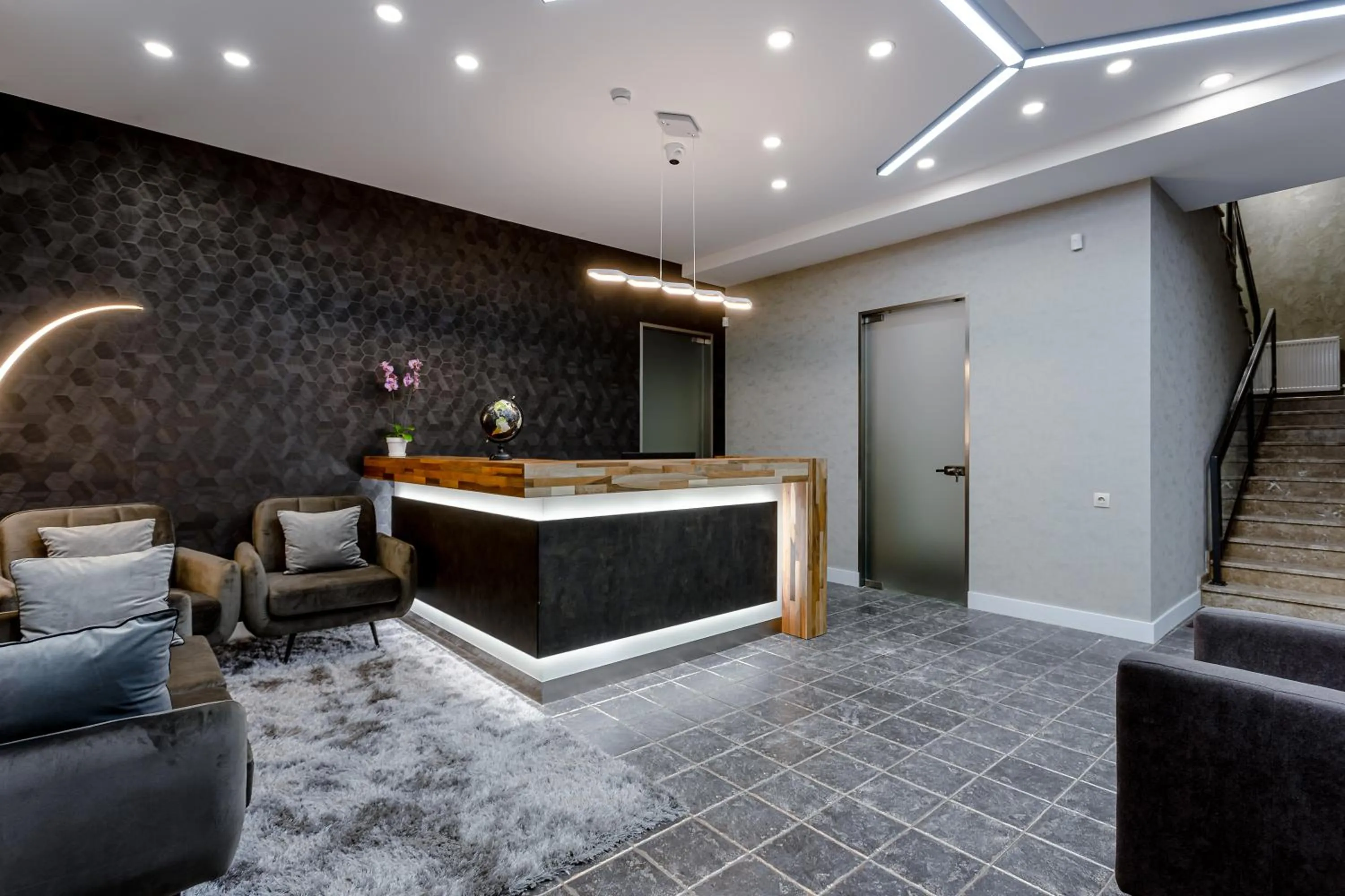 Lobby or reception in Hotel Tsiga