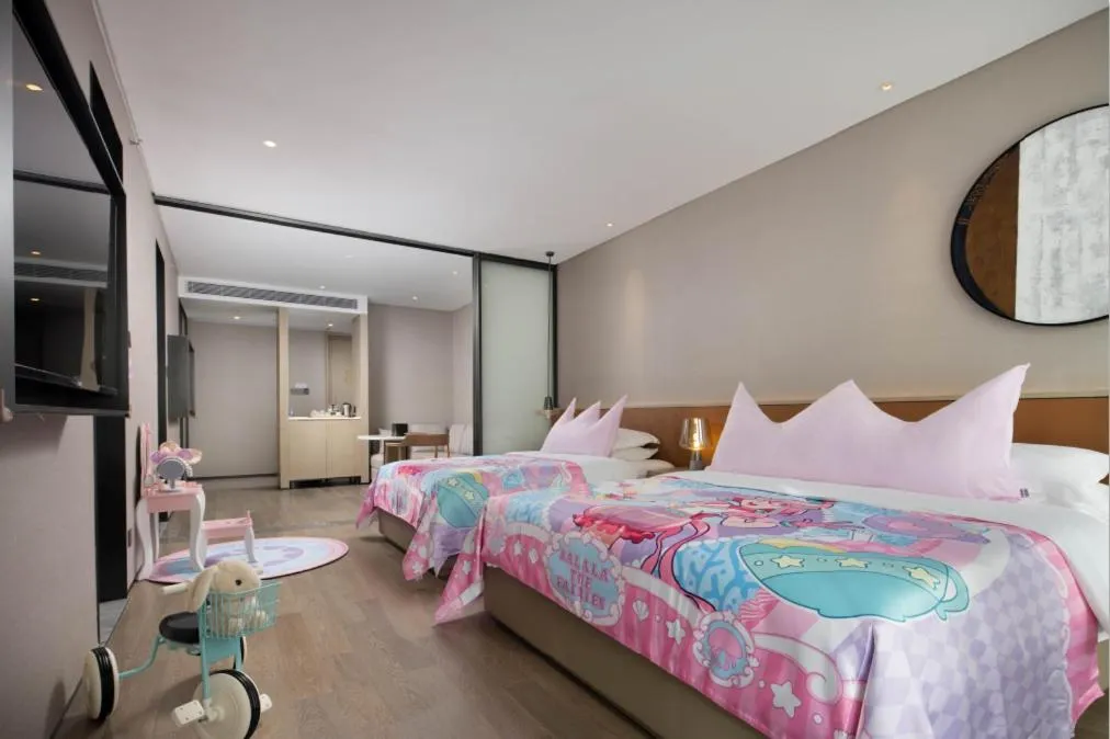 Bed in Leeden Hotel Hangzhou