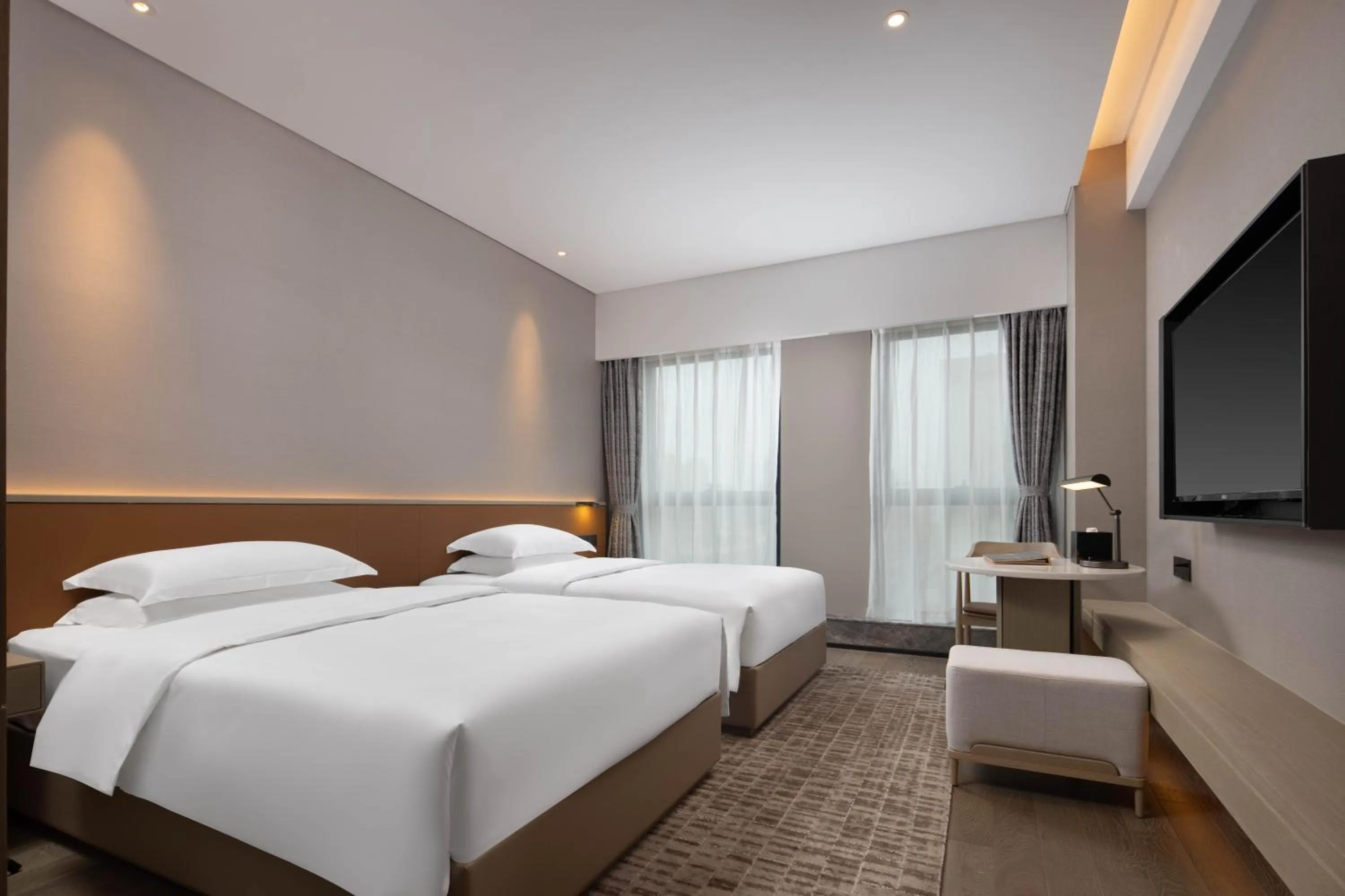 Bed in Leeden Hotel Hangzhou