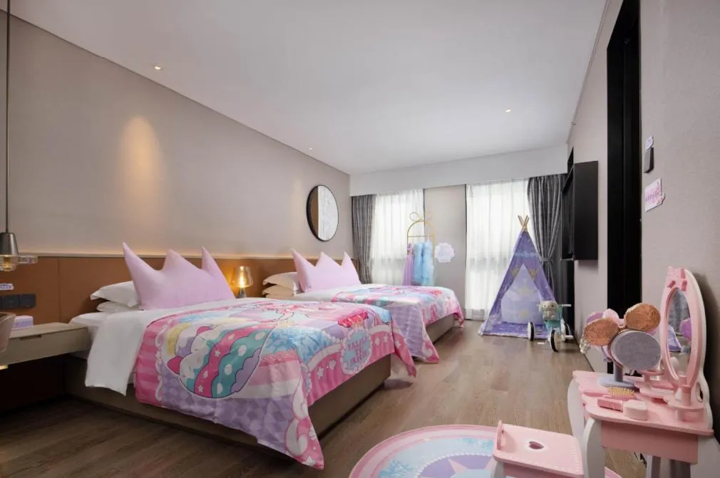 Bed in Leeden Hotel Hangzhou