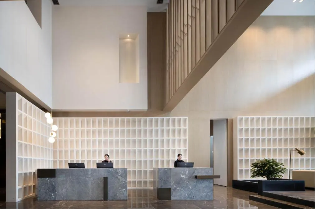 Lobby or reception in Leeden Hotel Hangzhou