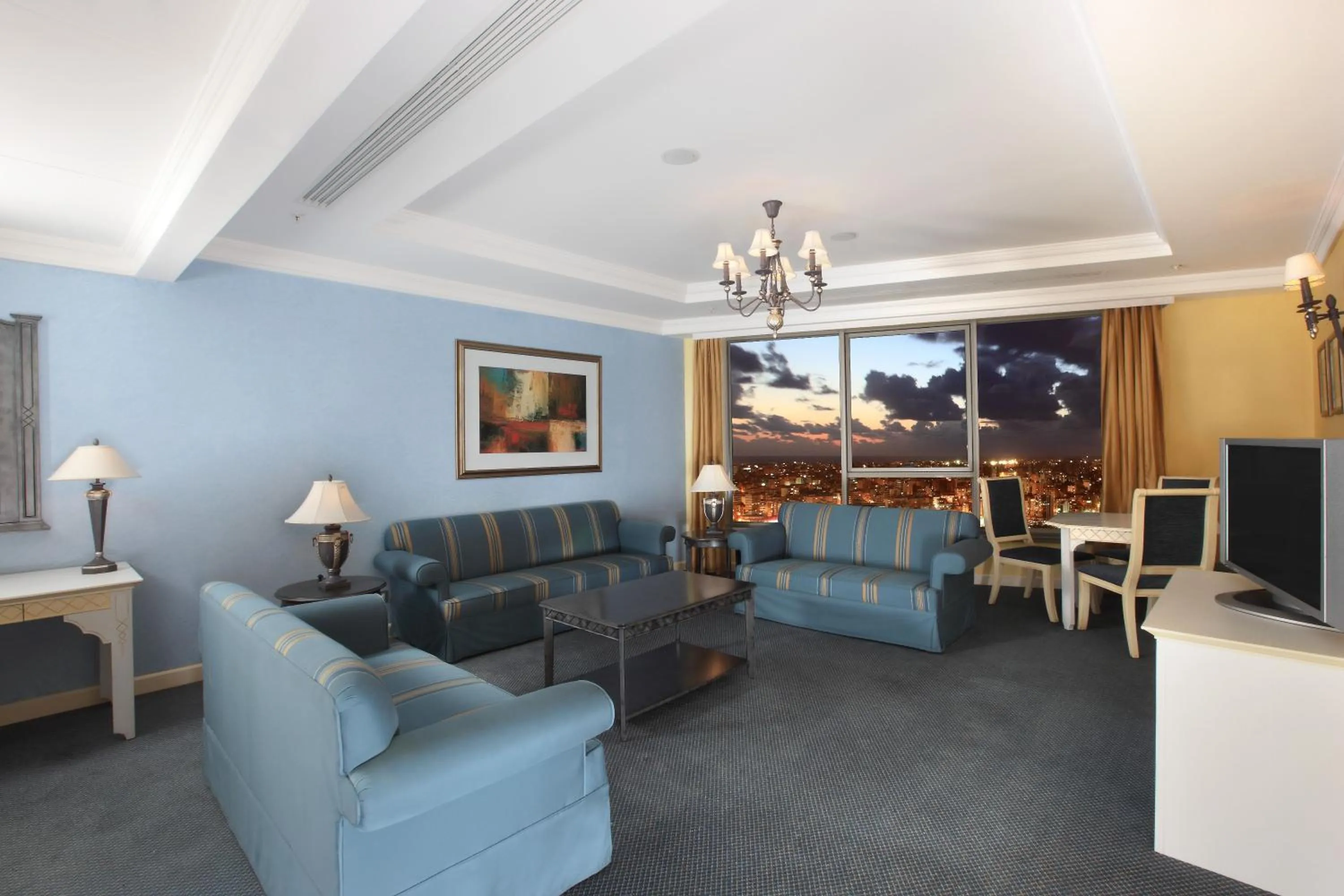 Living room in Al Habtoor Grand Beirut