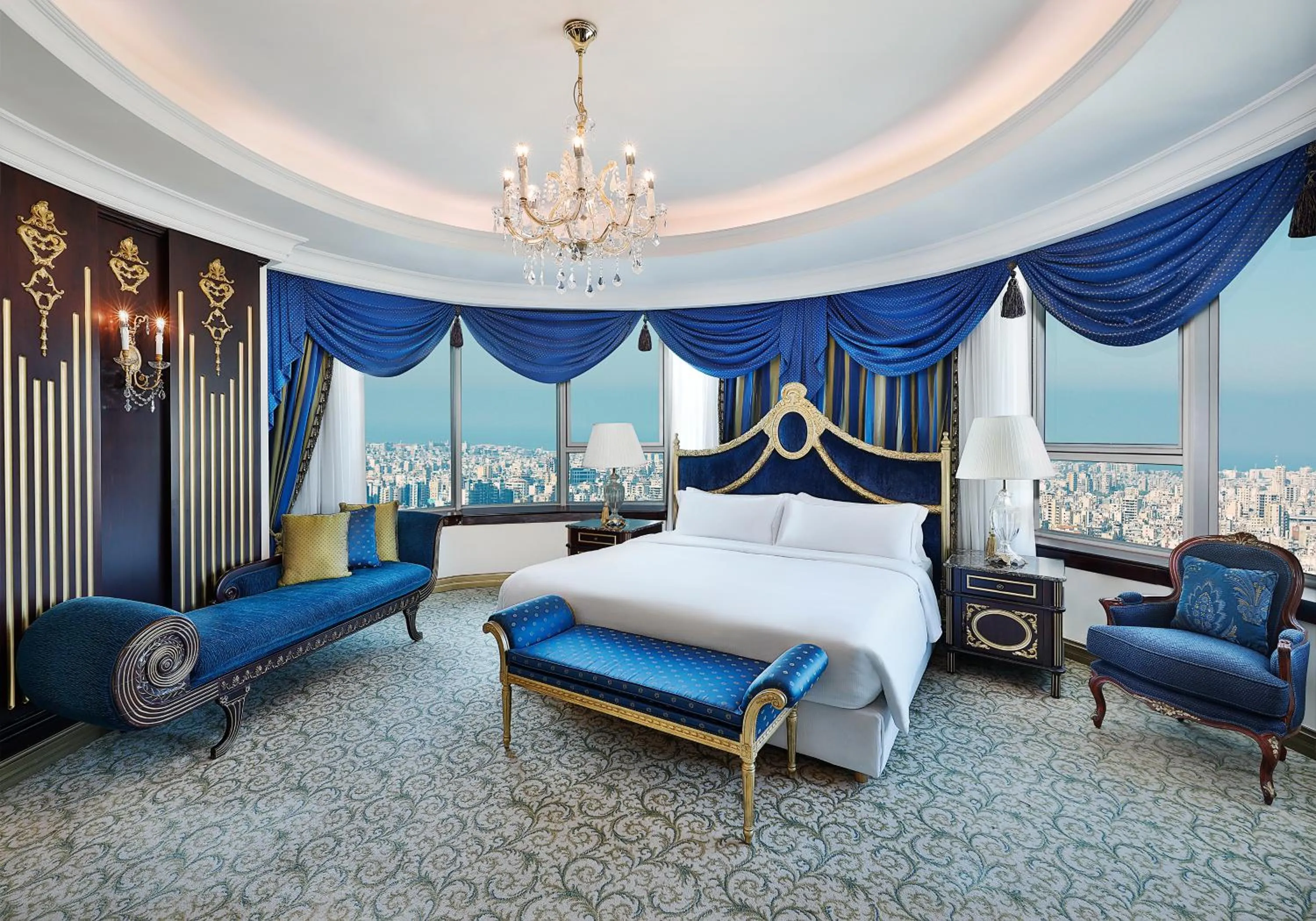 Bed in Al Habtoor Grand Beirut