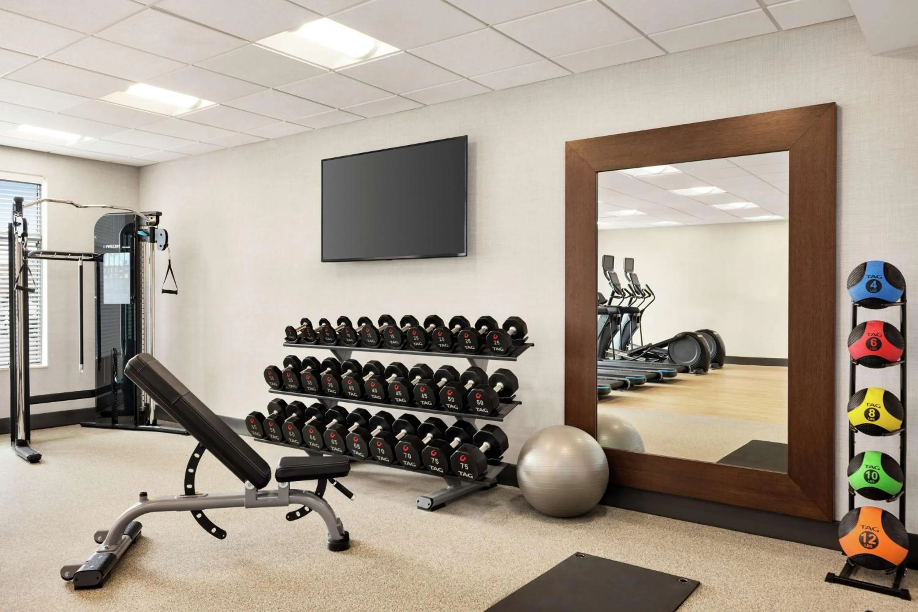 Fitness centre/facilities in Homewood Suites By Hilton Carlisle