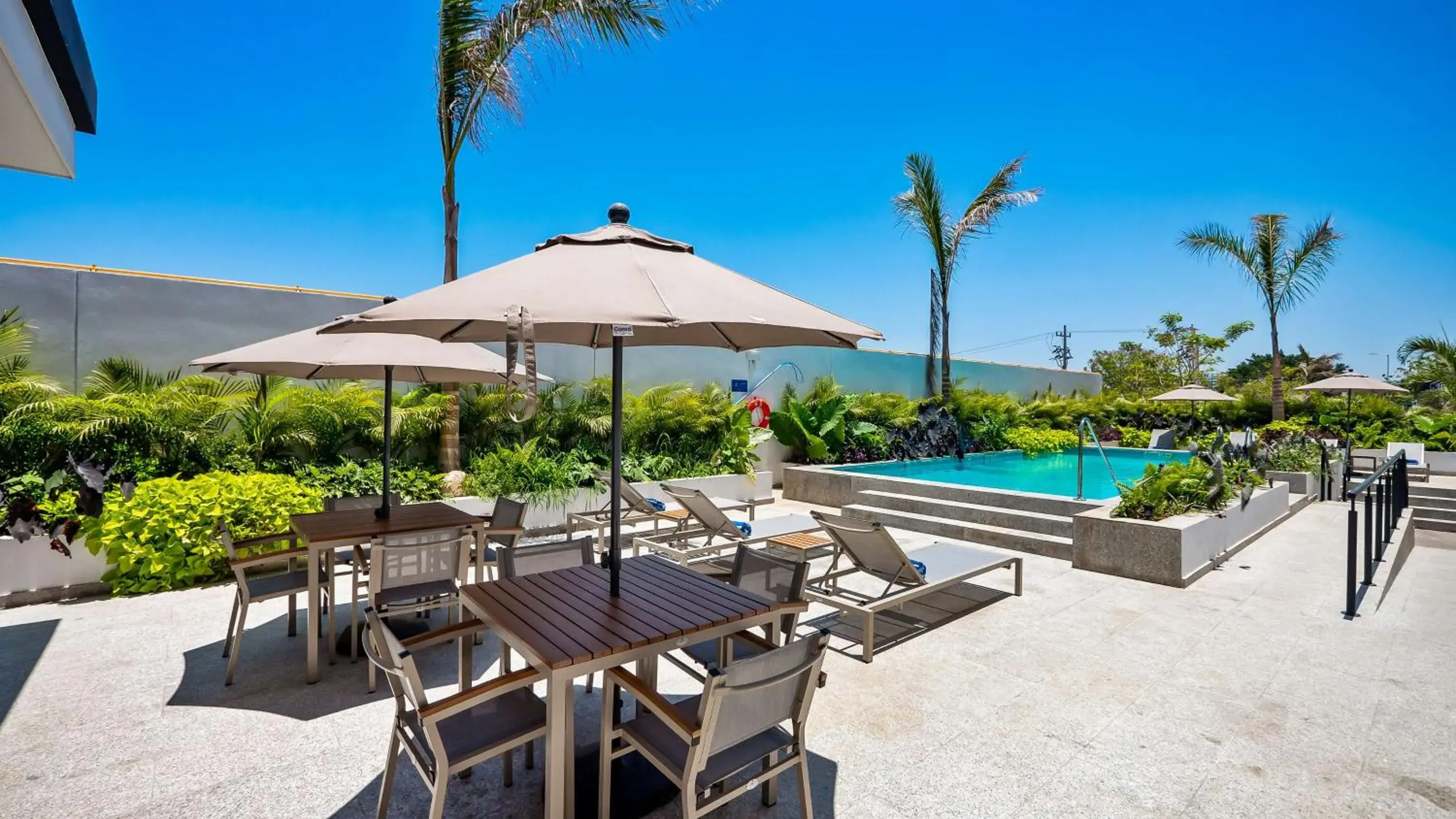 Pool view in Hampton Inn By Hilton Nuevo Vallarta Pool view in Hampton Inn By Hilton Nuevo Vallarta