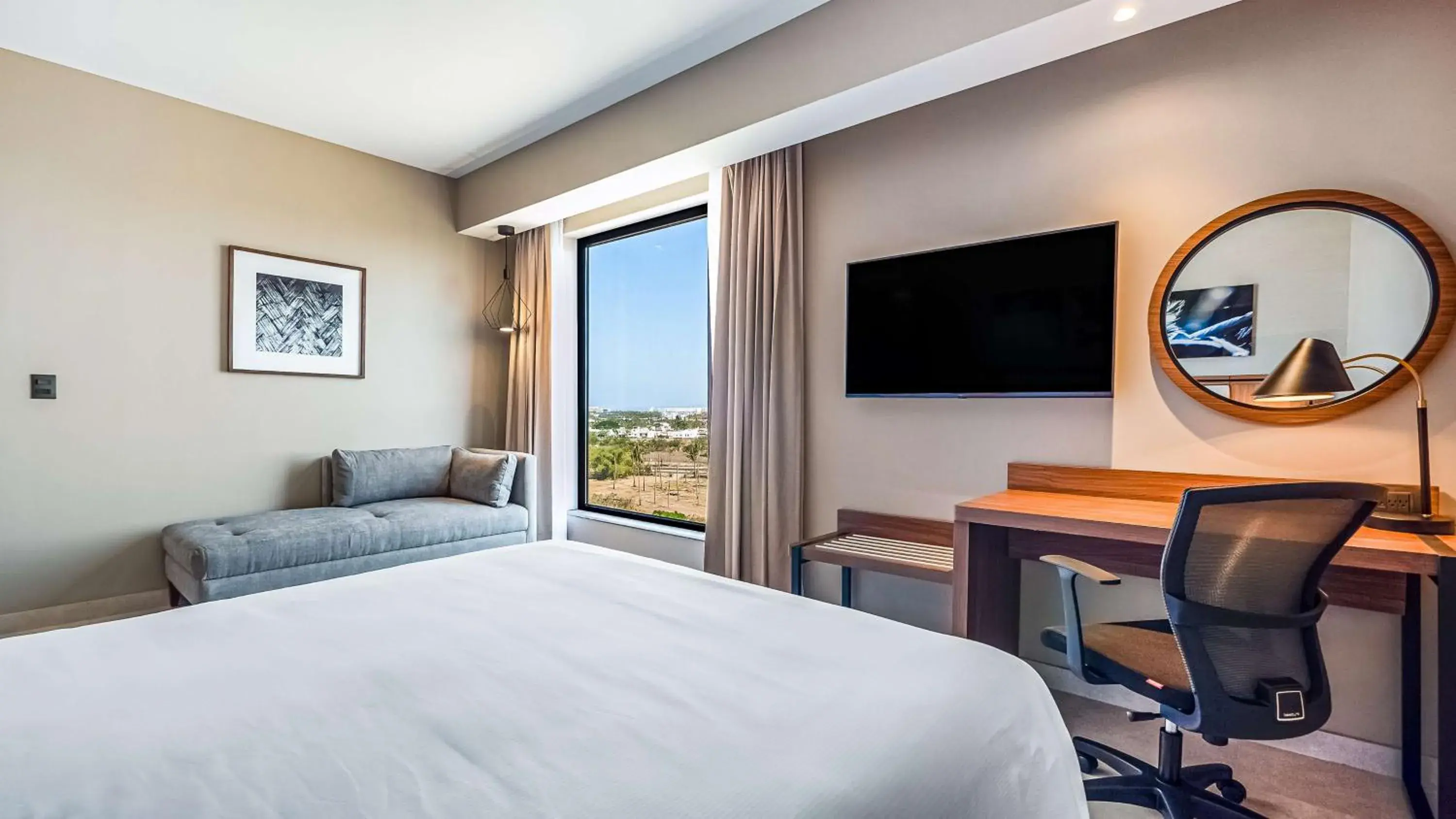 Bedroom, Bed in Hampton Inn By Hilton Nuevo Vallarta Bedroom, Bed in Hampton Inn By Hilton Nuevo Vallarta