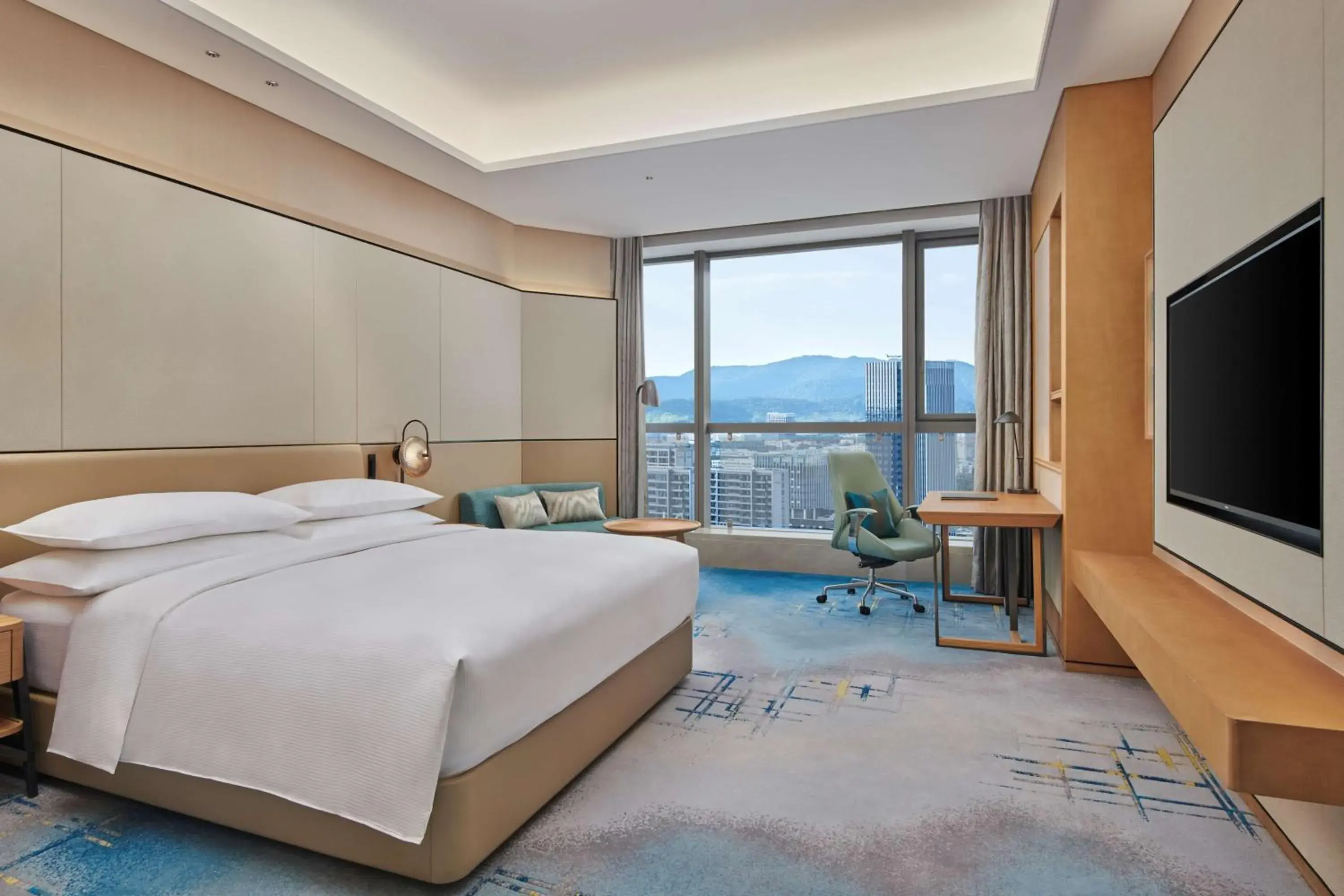 Bedroom, Bed in Hilton Suzhou Wuzhong Bedroom, Bed in Hilton Suzhou Wuzhong