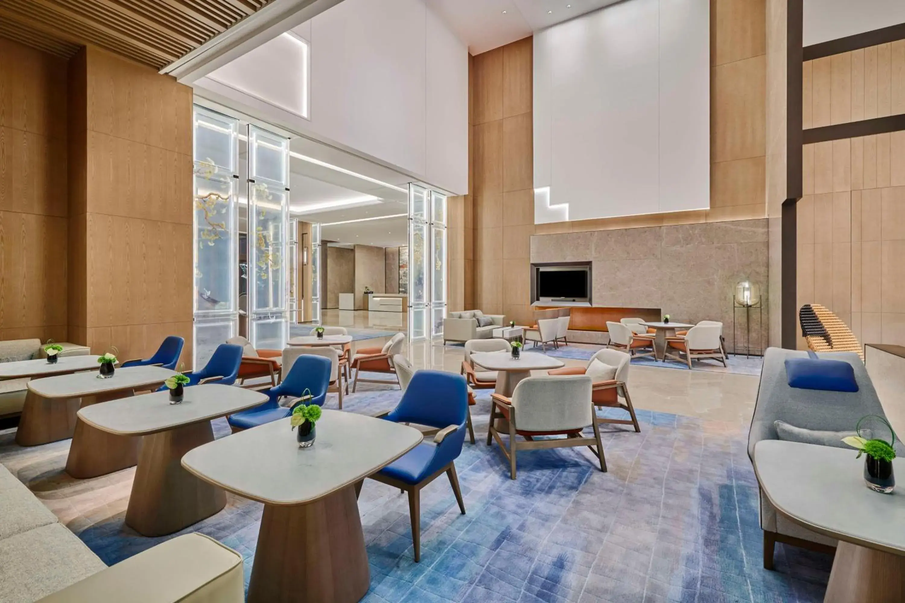 Lobby or reception in Hilton Suzhou Wuzhong Lobby or reception in Hilton Suzhou Wuzhong