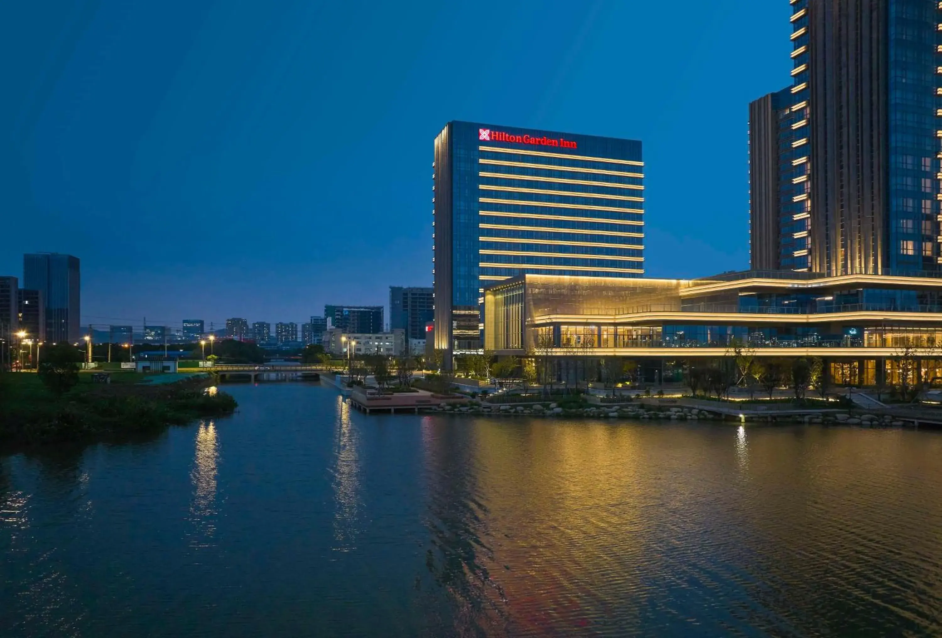Property building in Hilton Garden Inn Suzhou Wuzhong Property building in Hilton Garden Inn Suzhou Wuzhong