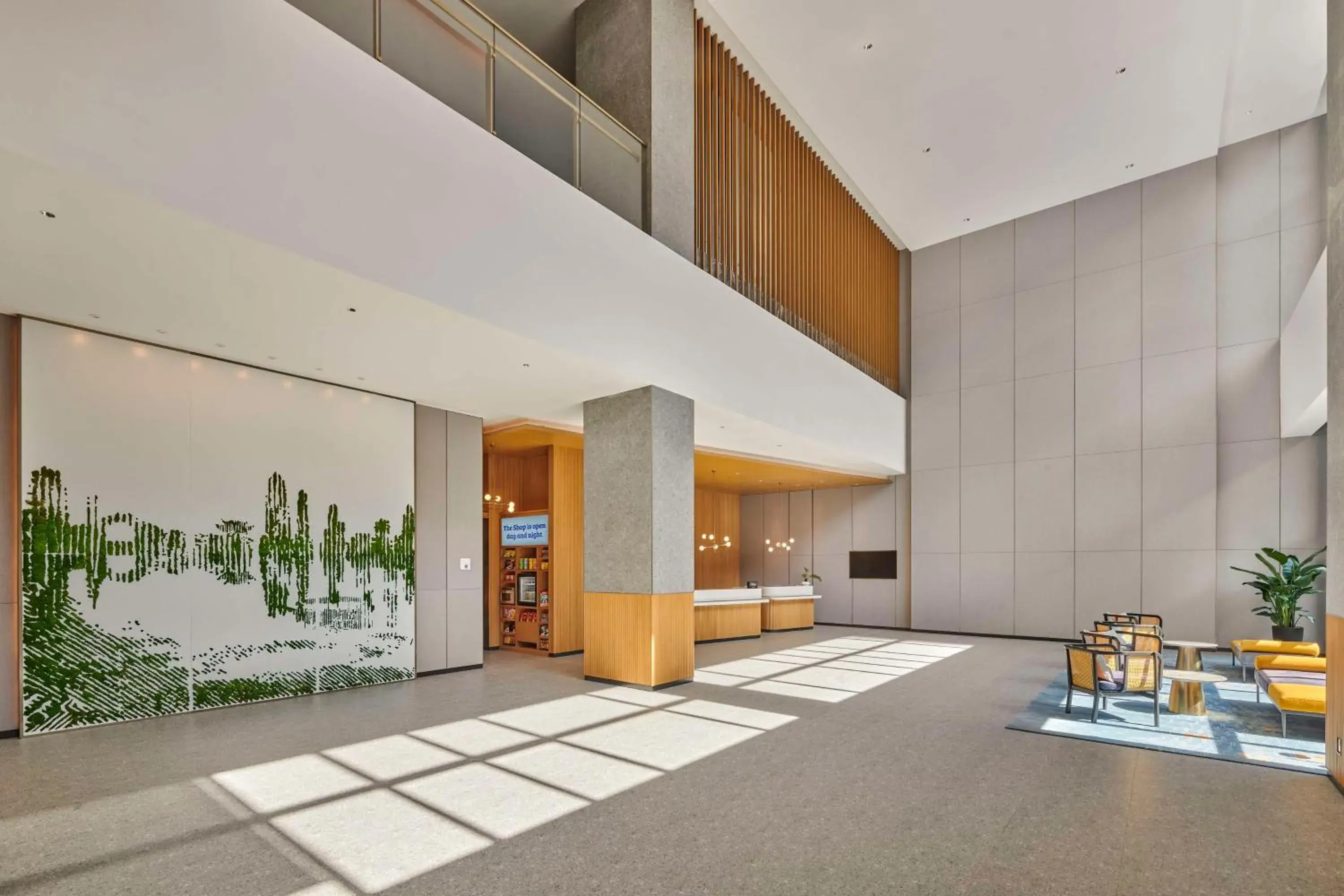 Lobby or reception in Hilton Garden Inn Suzhou Wuzhong Lobby or reception in Hilton Garden Inn Suzhou Wuzhong