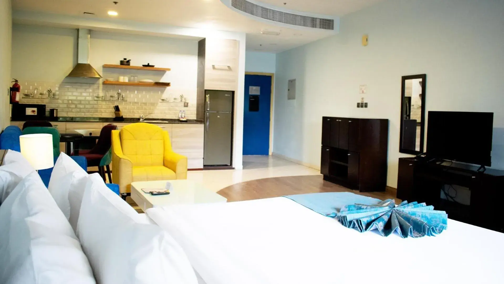 Bed in Signature Hotel Apartments and Spa Bed in Signature Hotel Apartments and Spa