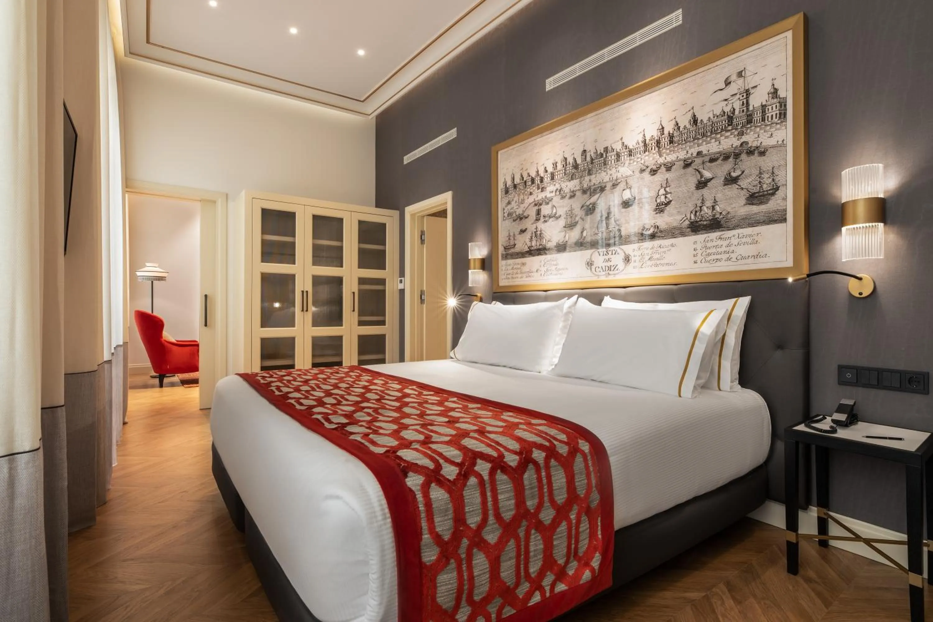 Bed in Áurea Casa Palacio Sagasta by Eurostars Hotel Company