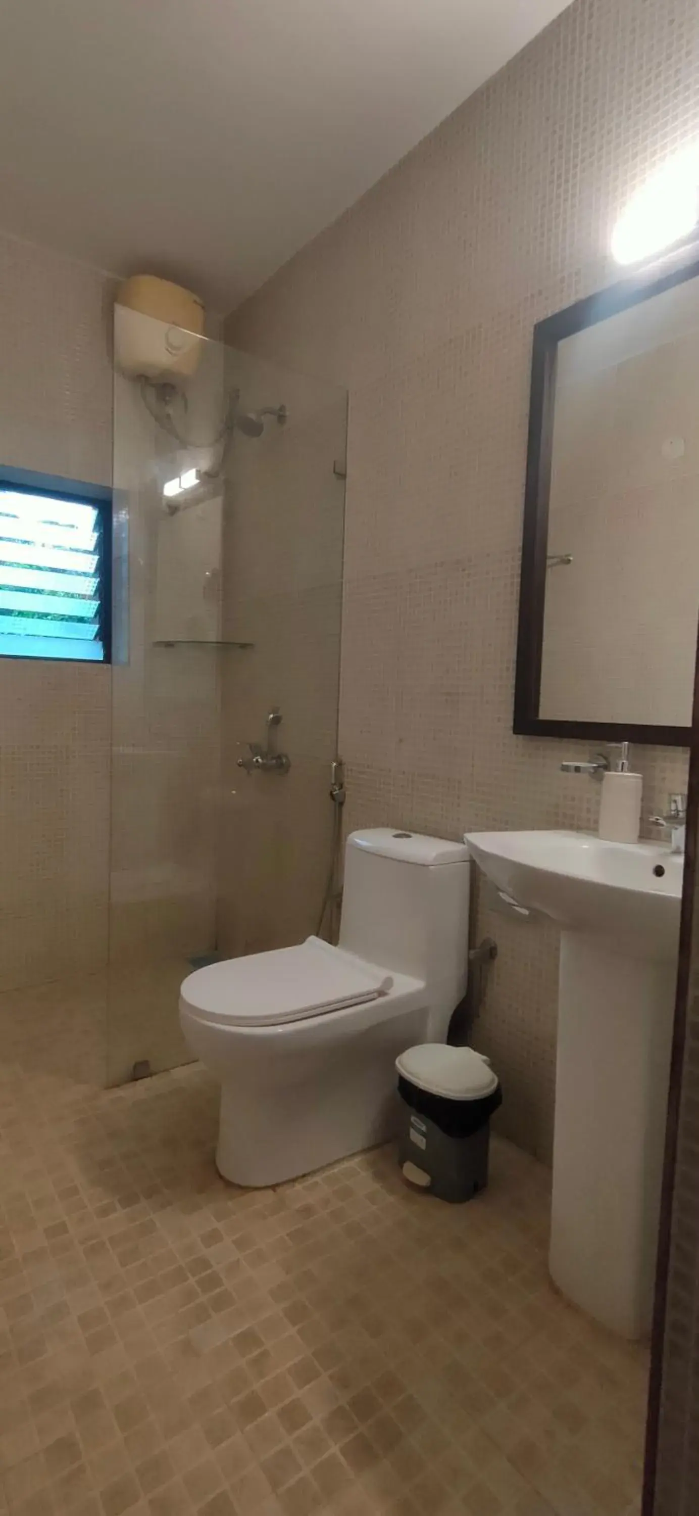 Bathroom in De Soul Sante Beach Resort Morjim Goa Bathroom in De Soul Sante Beach Resort Morjim Goa