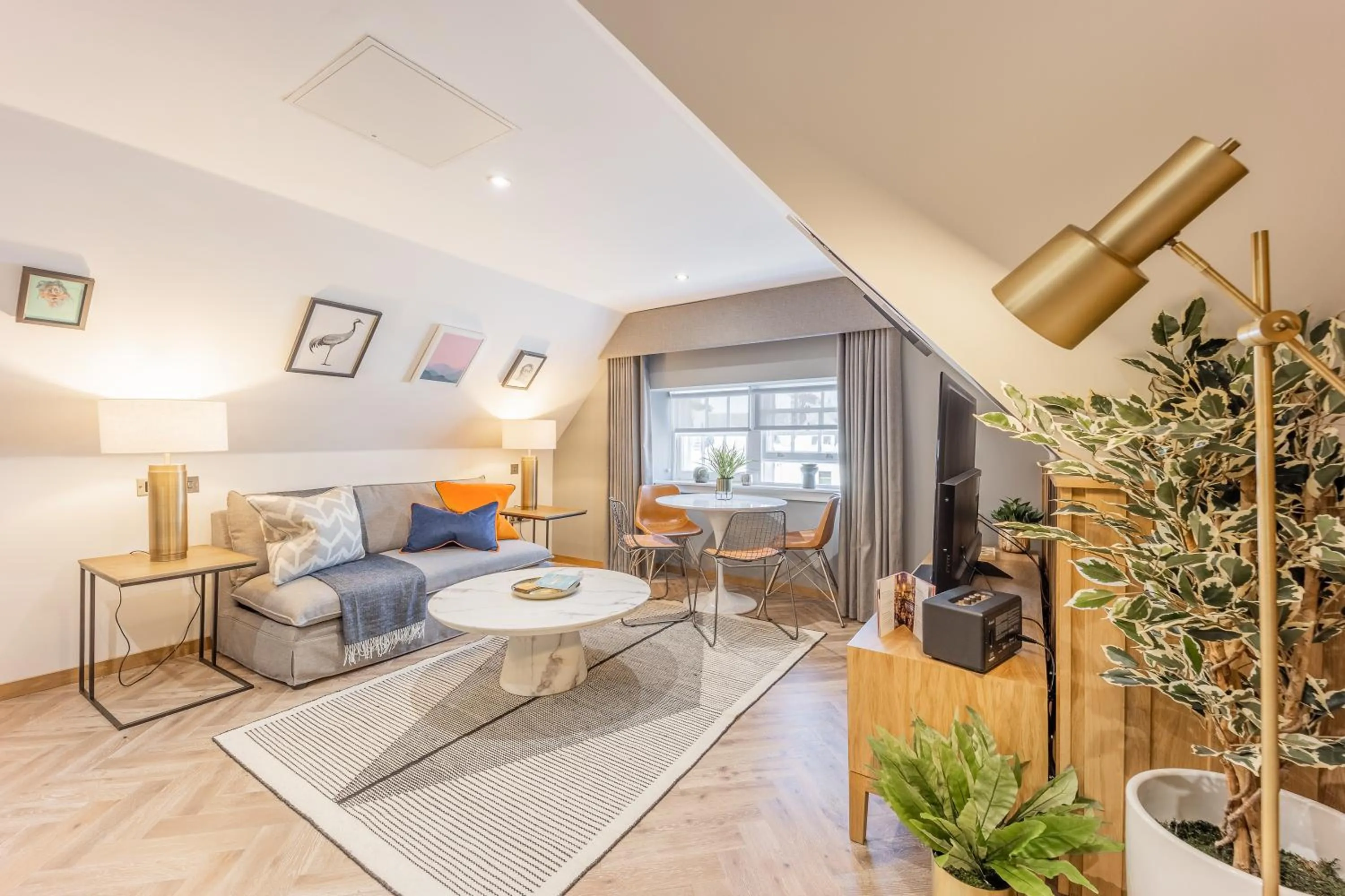 Living room in No1 Apartments St Andrews - South Street