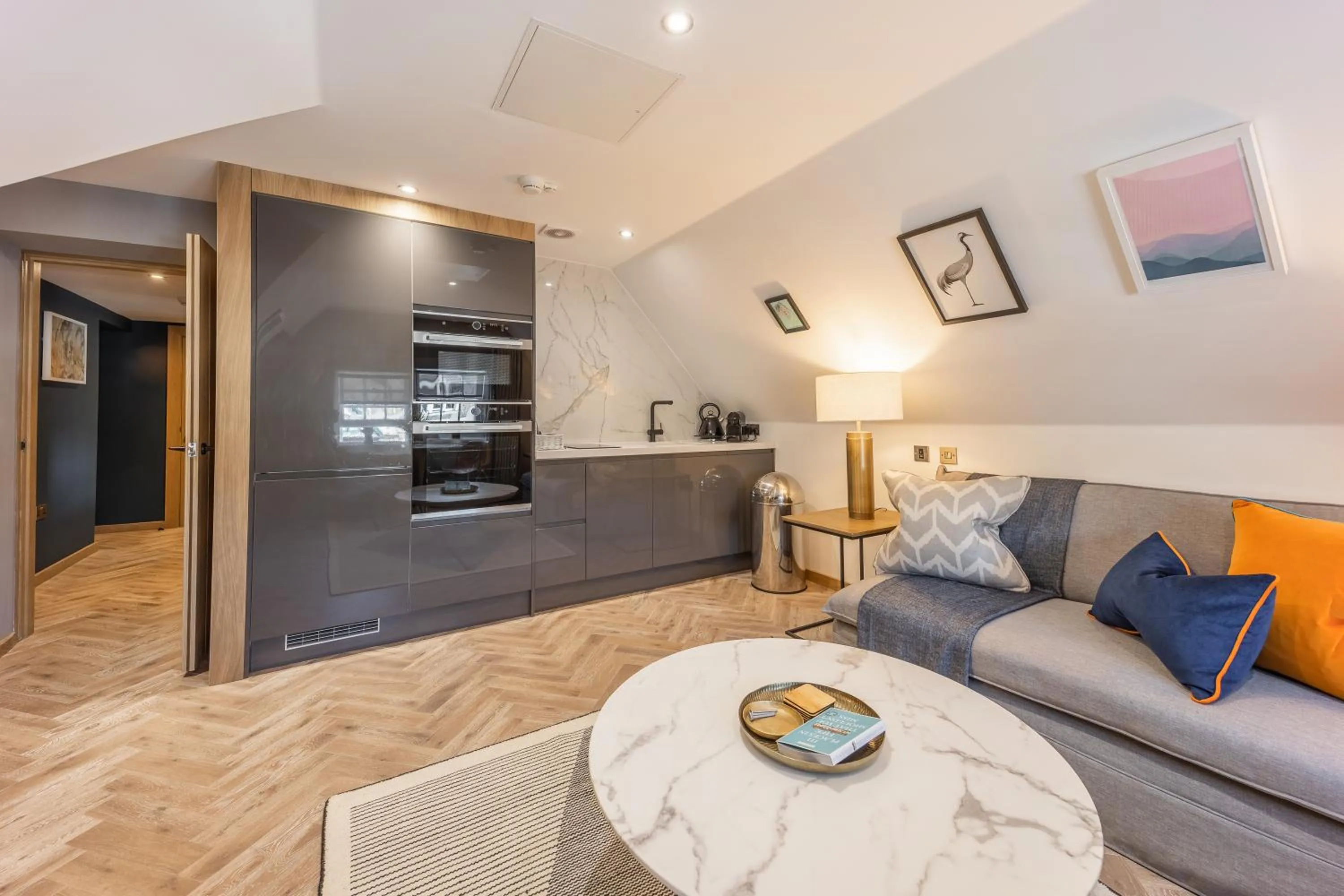 Living room in No1 Apartments St Andrews - South Street