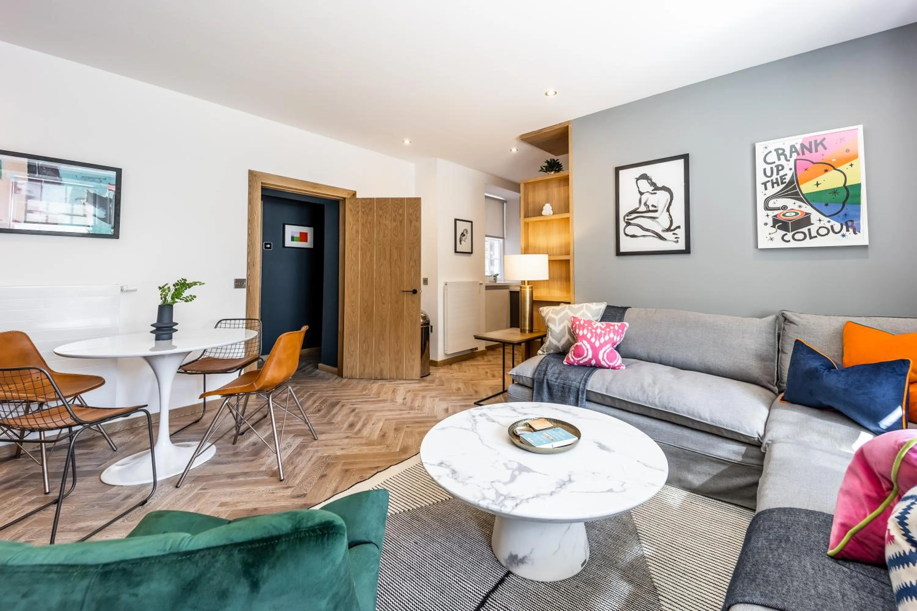 Living room in No1 Apartments St Andrews - South Street