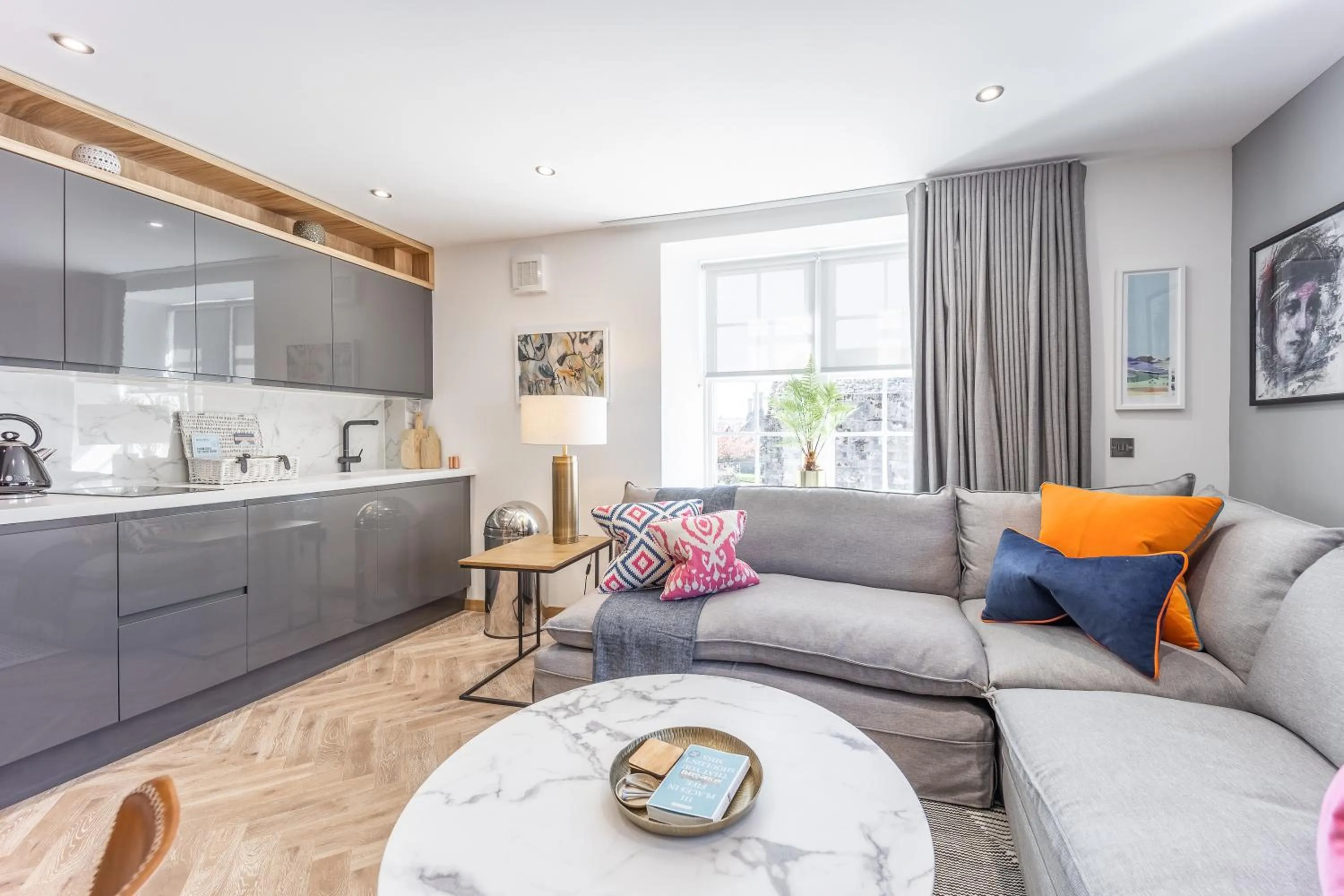 Living room in No1 Apartments St Andrews - South Street