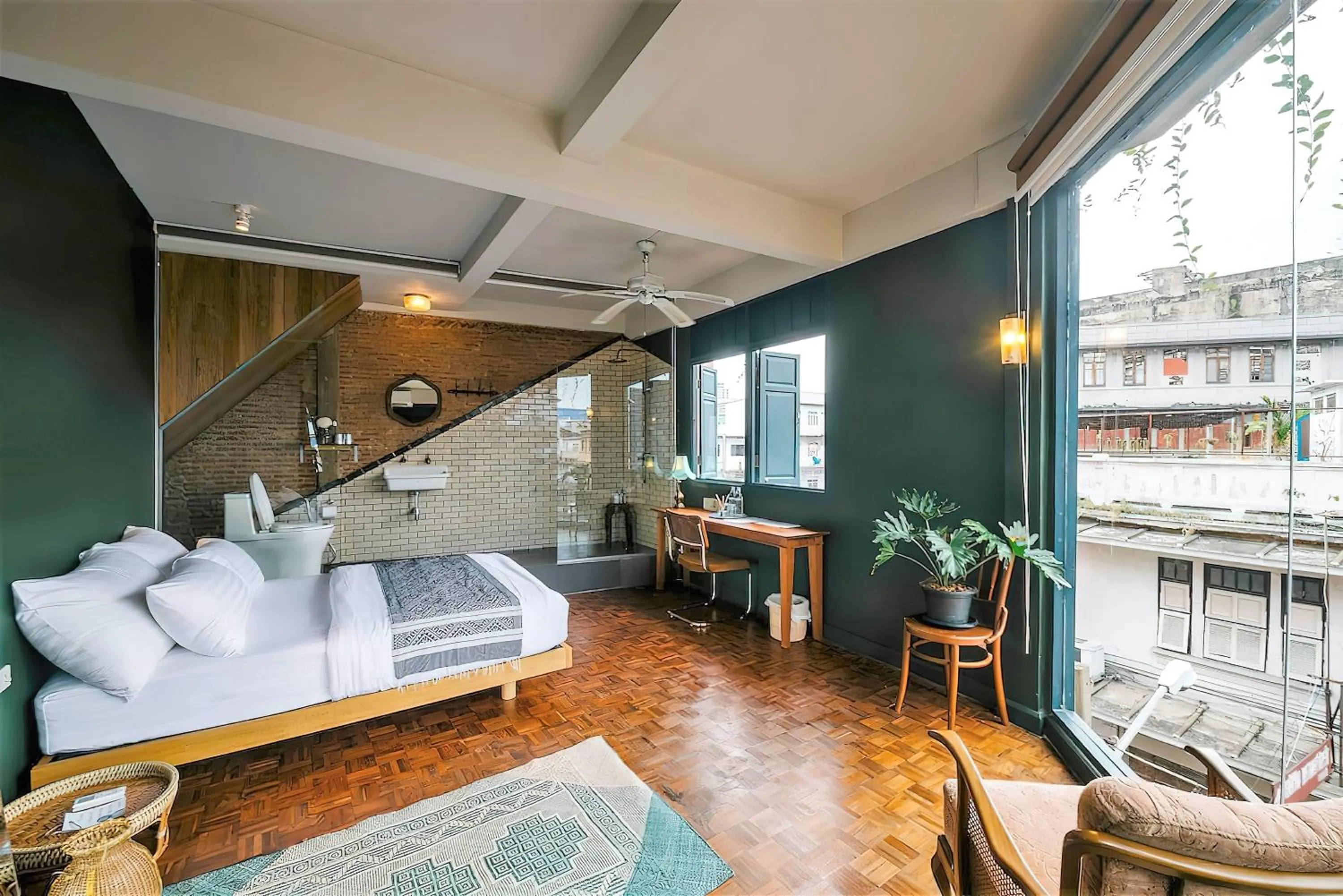 View (from property/room), Bed in Ba Hao Residence