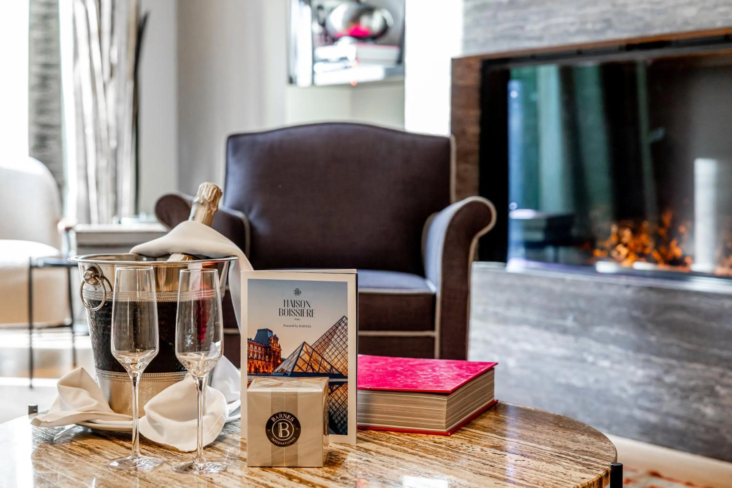 Living room in Maison Boissière BARNES Residences