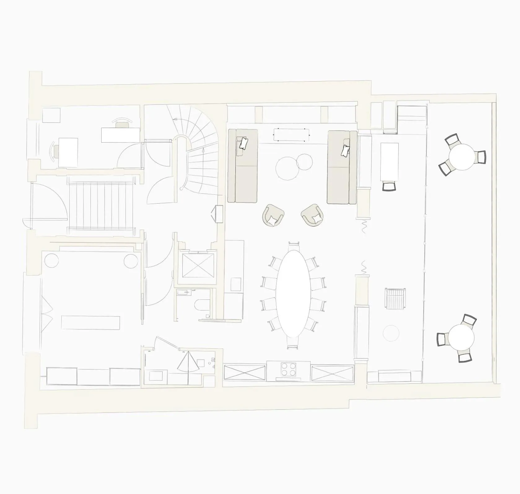 Floor plan in Maison Boissière BARNES Residences