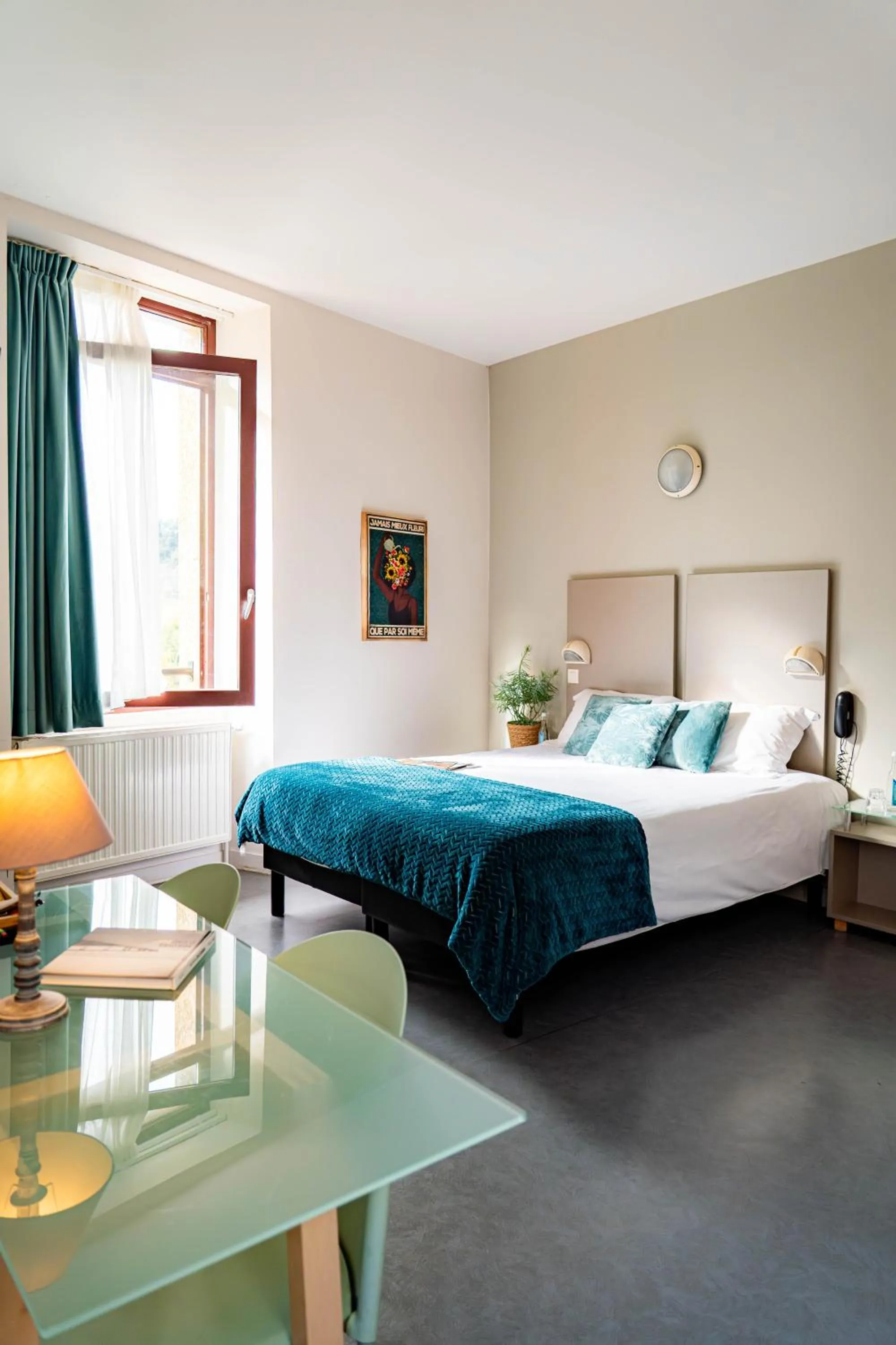 Photo of the whole room, Bed in Hôtel du Musée de l'Eau